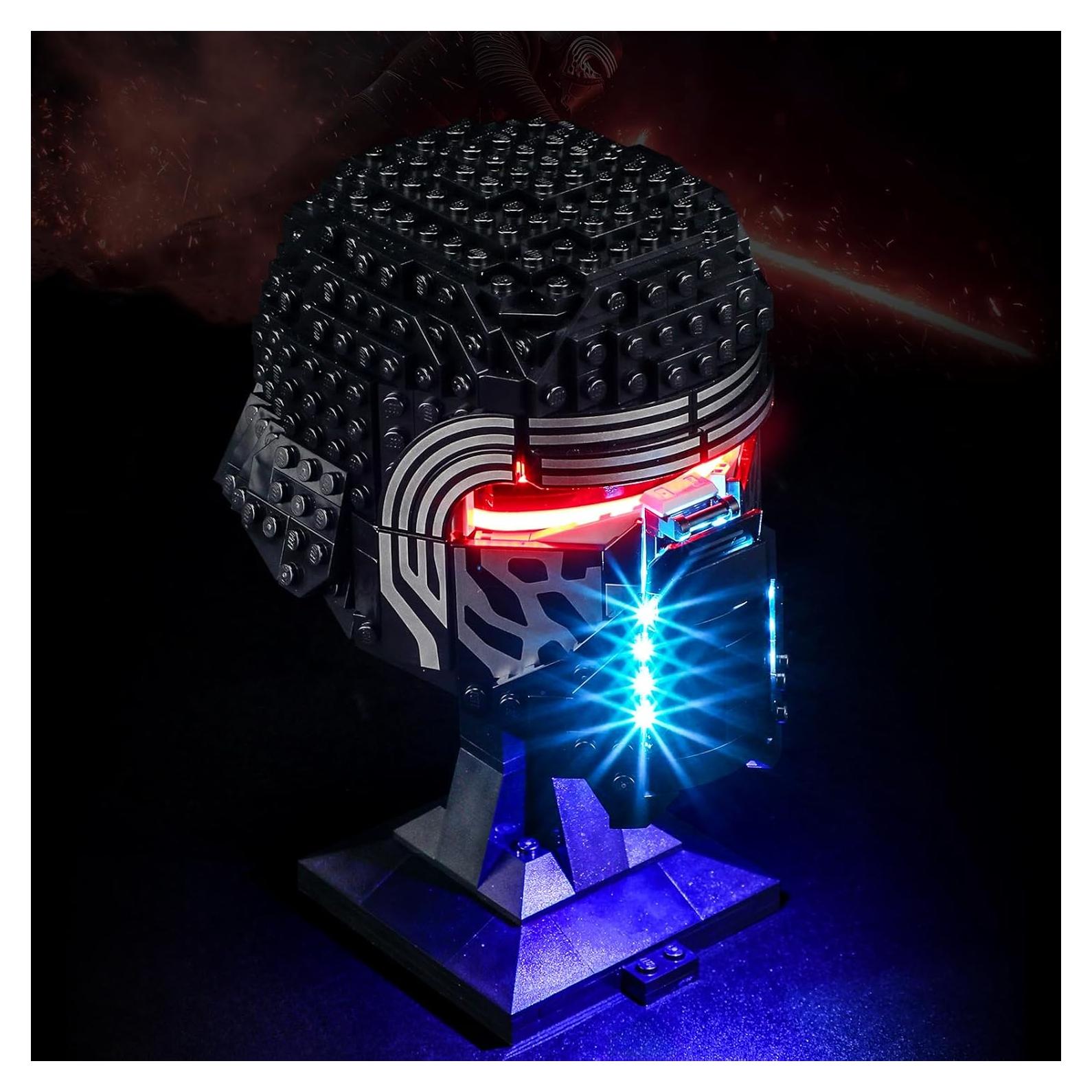 Kit de Luz BOOZUU para Casco de Kylo Ren LEGO 75415