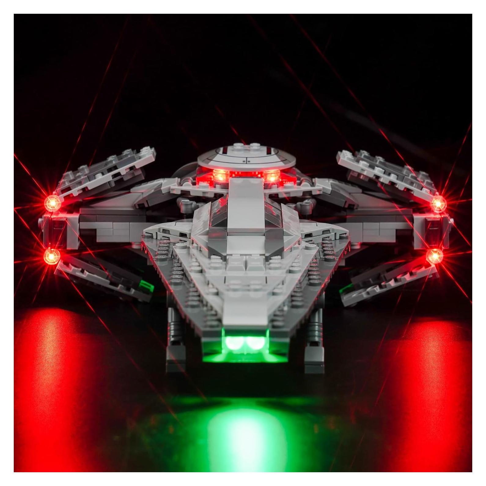 Luces LED BrickBling para Infiltrador Sith Darth Maul 75383