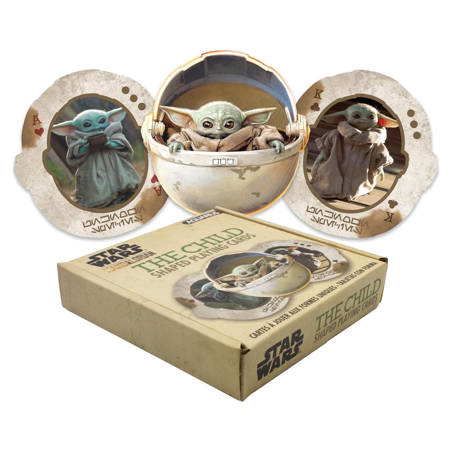 Baraja de Cartas Star Wars Aquarius - Niño Yoda 52 Cartas