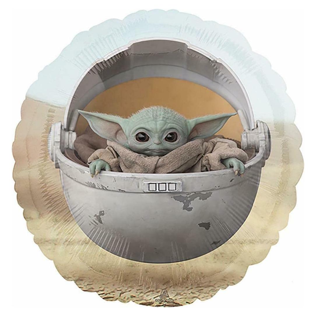 Globo de Fiesta Mylar Anagram Star Wars Mandalorian 45.72 cm