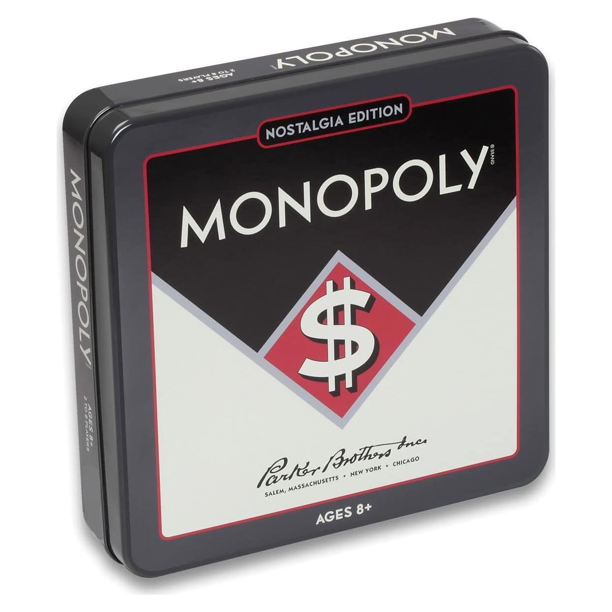 Monopoly Edición Nostalgia WS Game Company Juego de Mesa