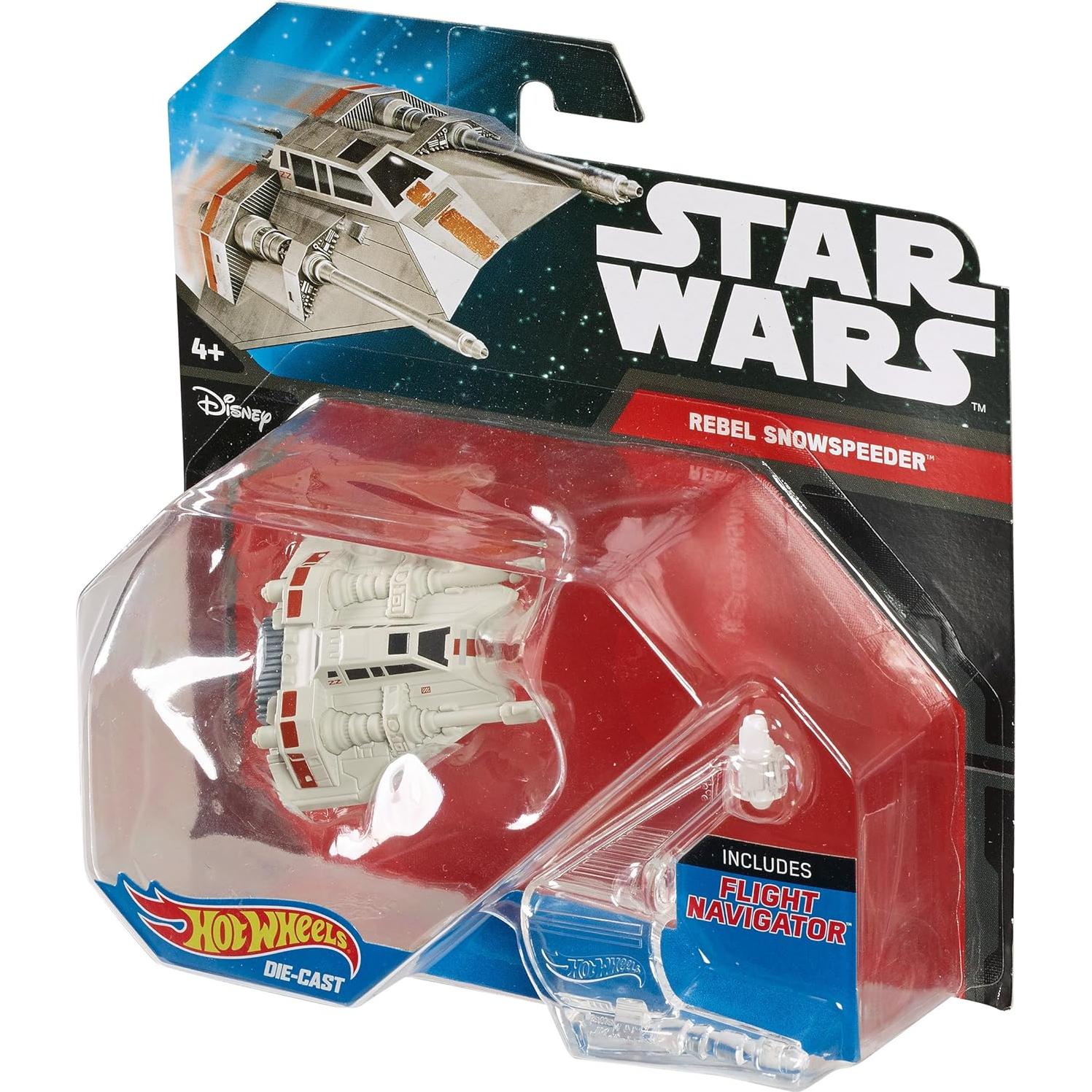 Vehículo Snowspeeder Hot Wheels Star Wars 15.88cm Naranja