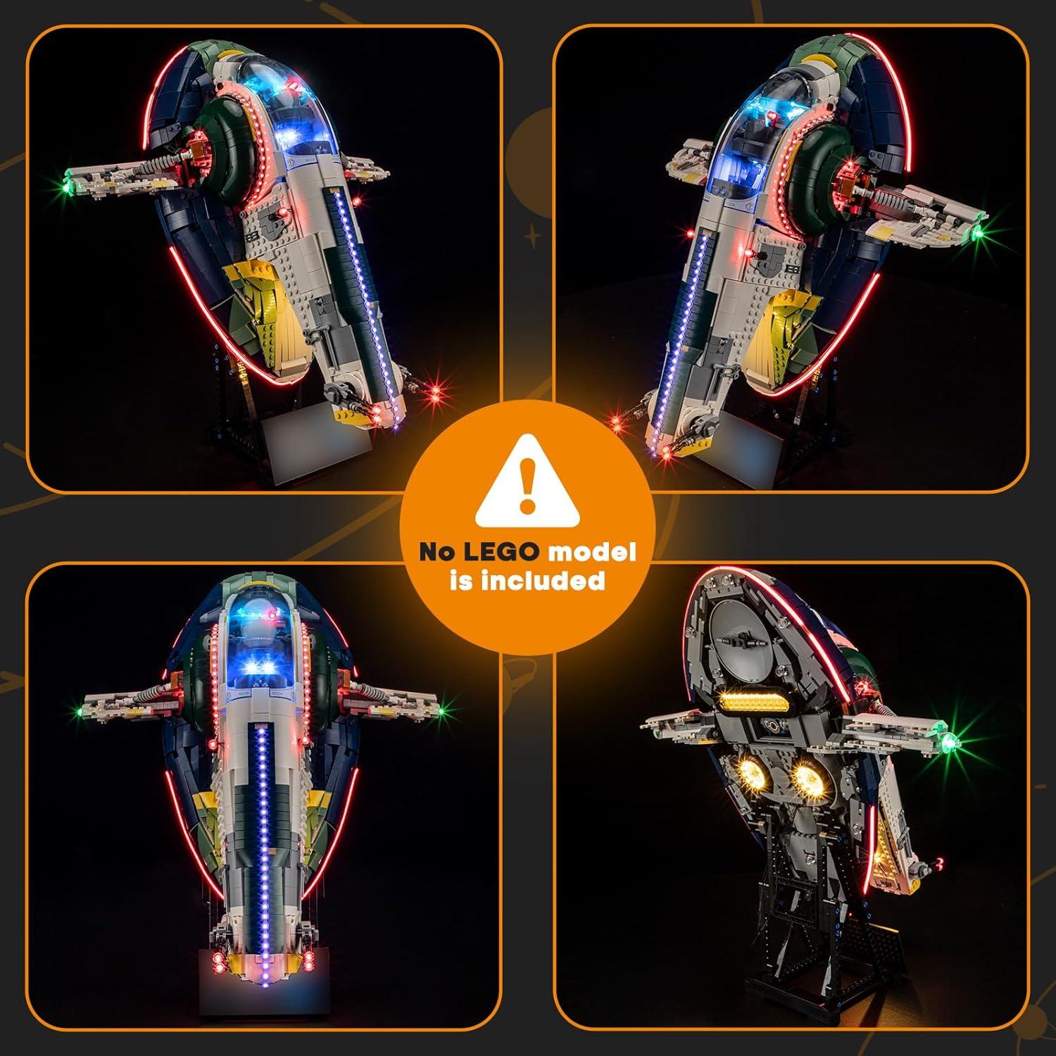 Kit de Iluminación LED Lightailing para Lego 75409 Nave Firespray