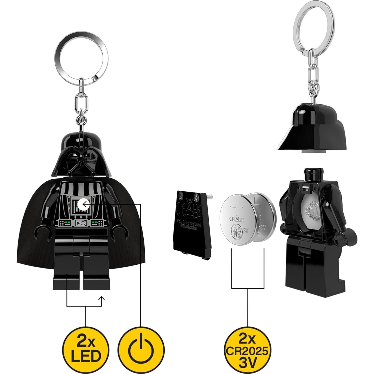 LEGO Star Wars Paquete de Luz de Llave Darth Vader y Stormtrooper
