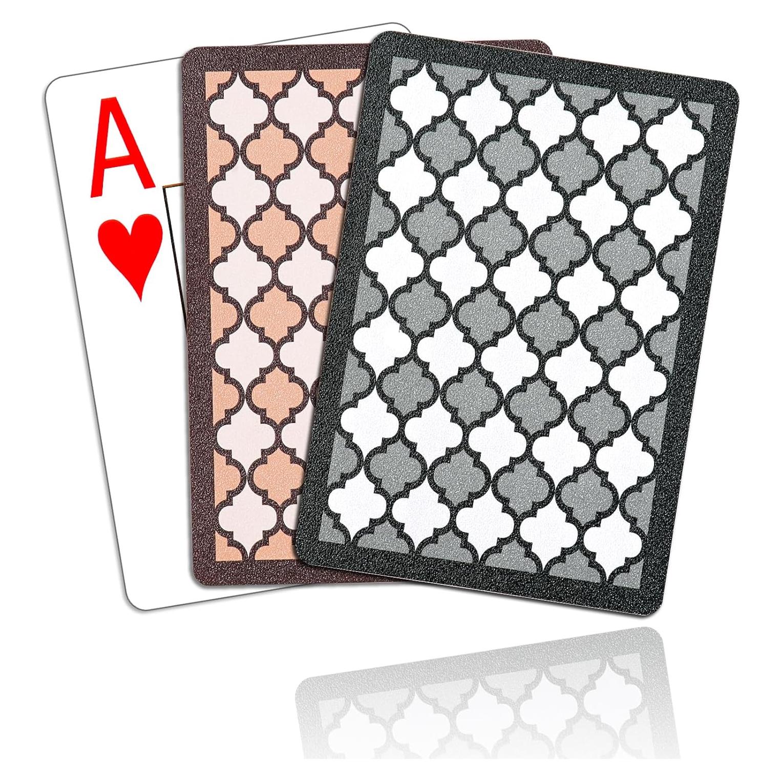 Barajas de Cartas de Juego Impermeables Teskyer - 2 Paquetes