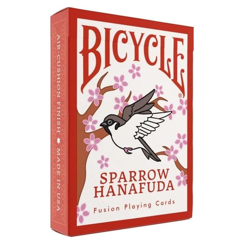 Baraja de Poker Bicycle Sparrow Hanafuda Fusión - 52 Cartas