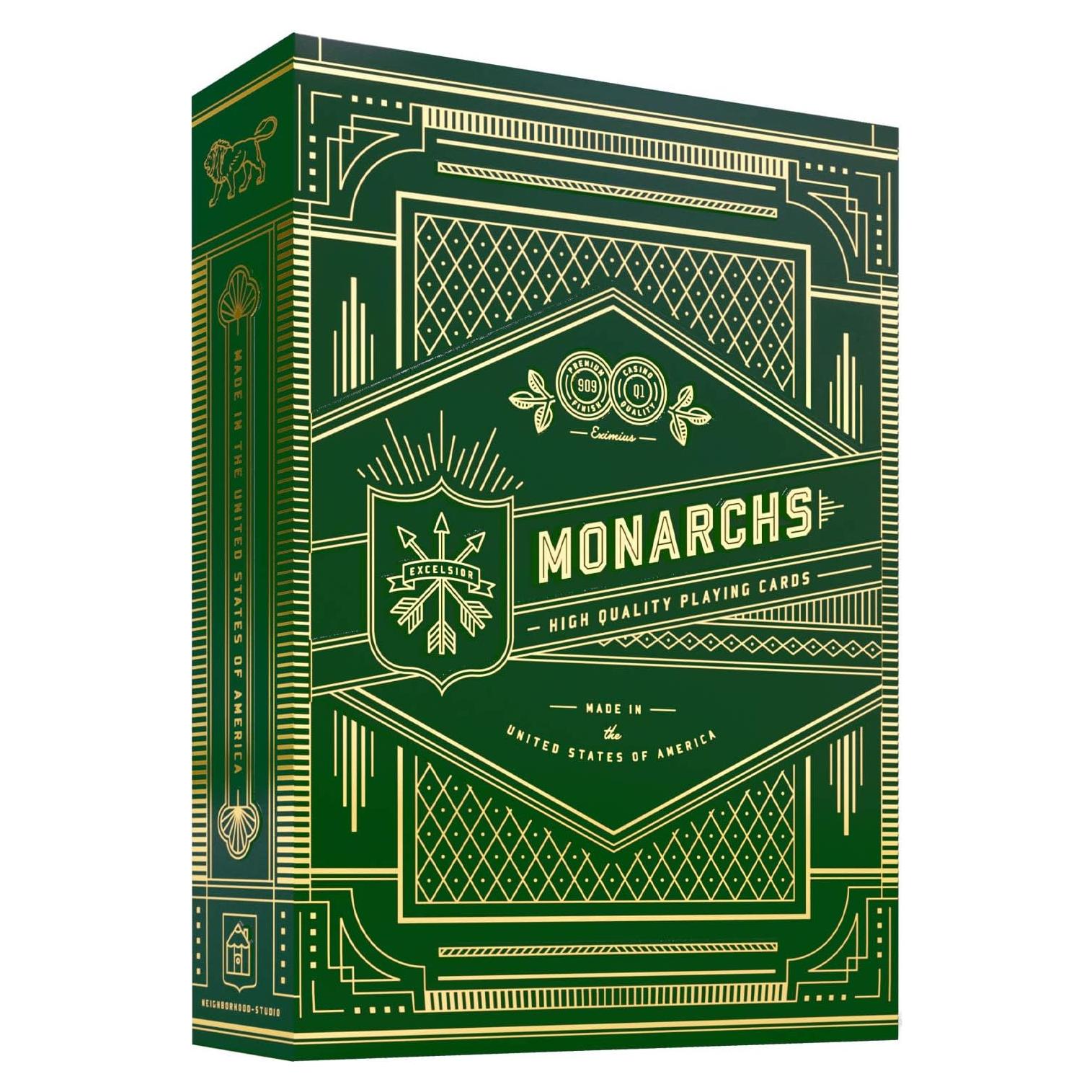 Cartas de Juego Monarch Verde theory11 - Edición de Lujo