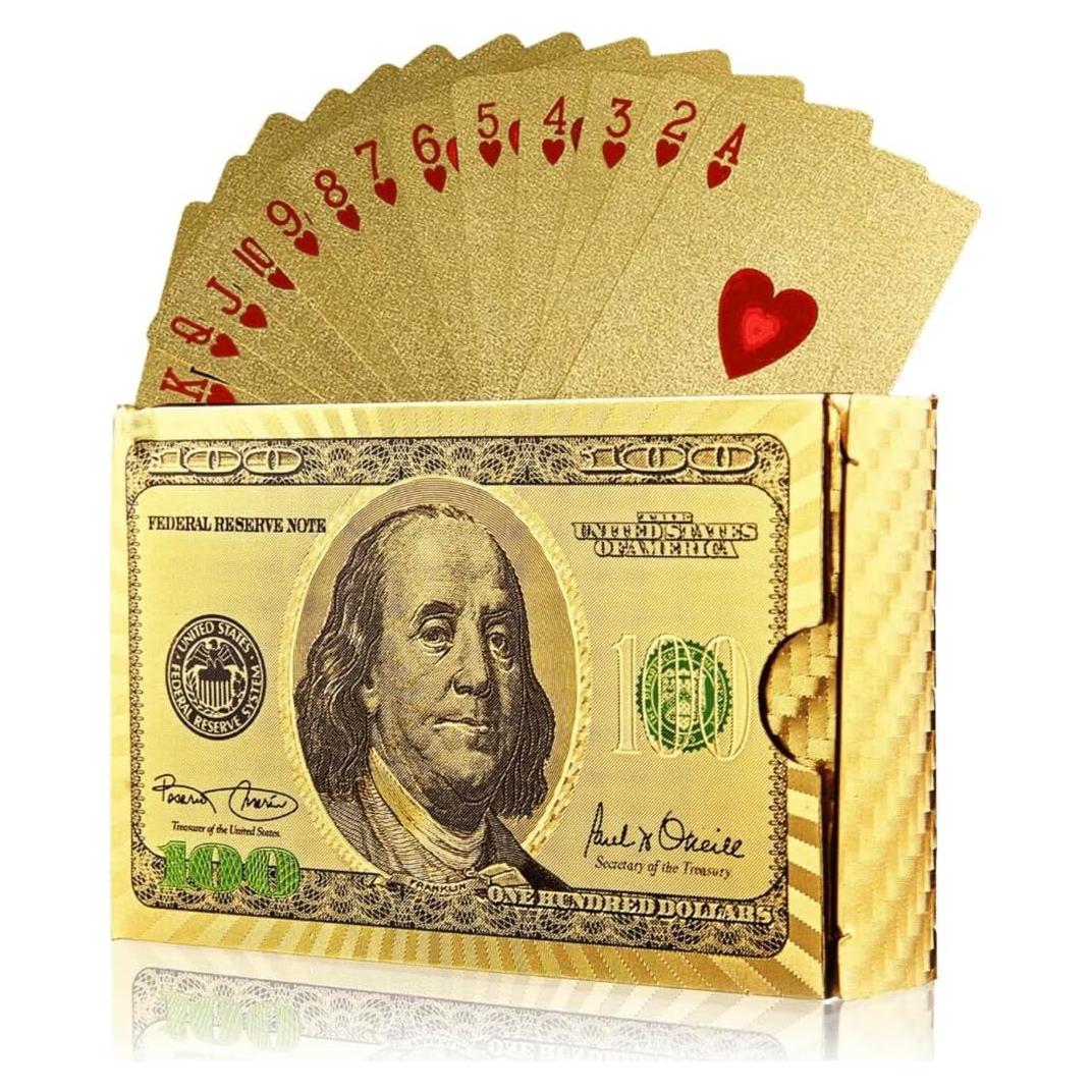 Baraja de Cartas Impermeables GIANT PANDA - Diamante Dorado