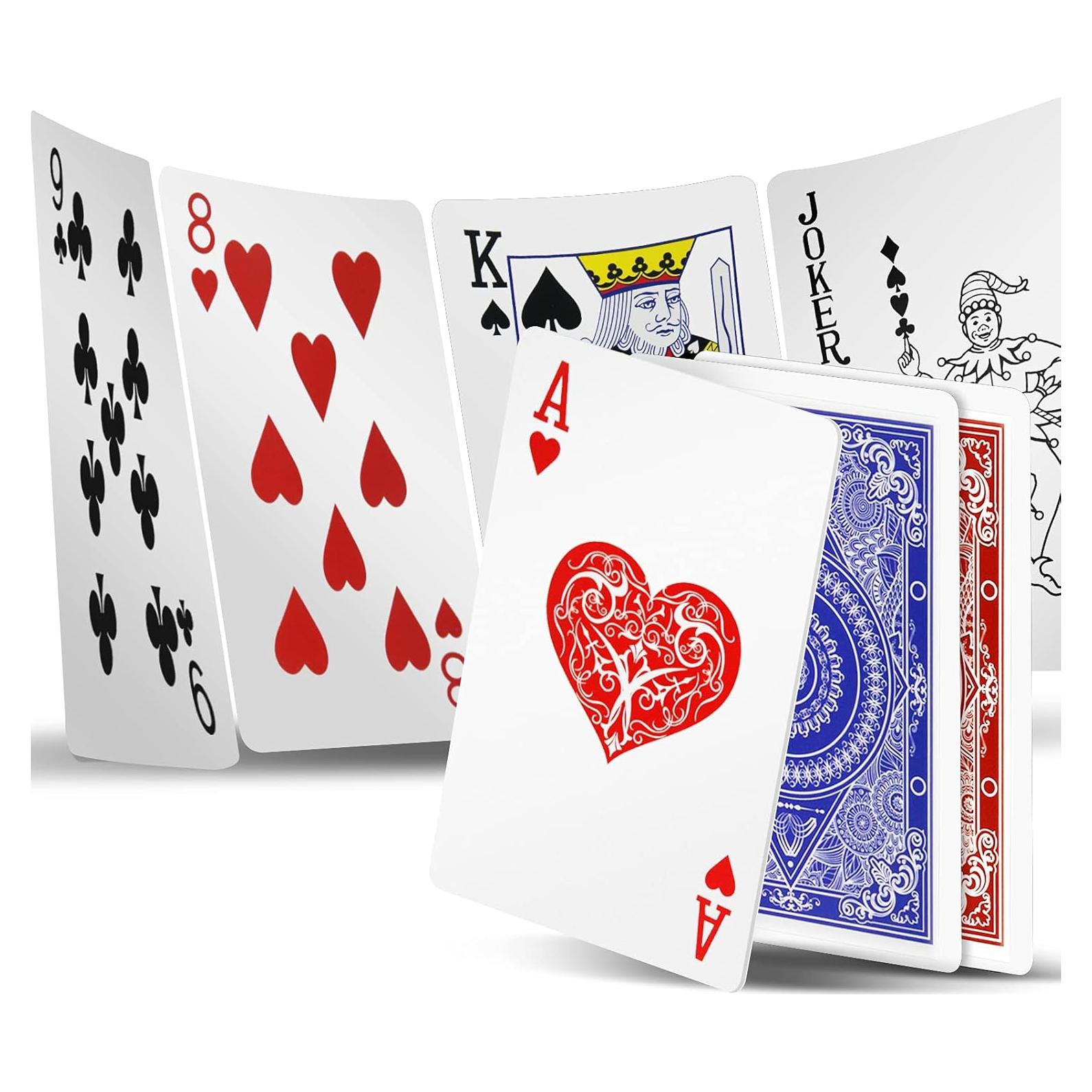 Barajas de Juego INTEGEAR 2 Piezas Plástico Impermeable 6.35x8.89cm