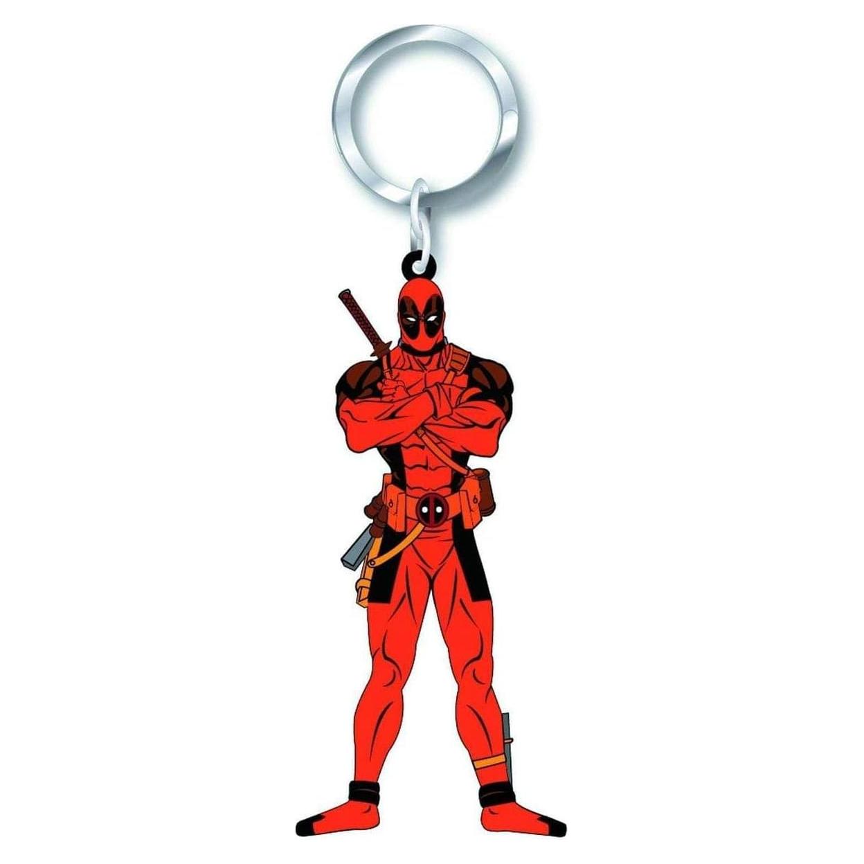 Muñeco de Llave PVC Deadpool Marvel 4.45x0.64x9.53 cm