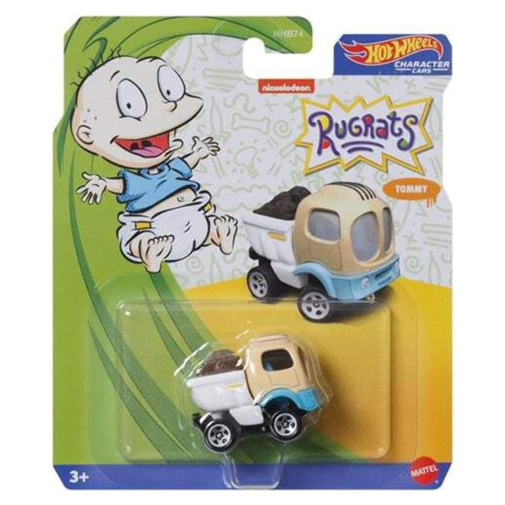 Coche de Personaje Hot Wheels Rugrats Tommy 1:64 Diecast
