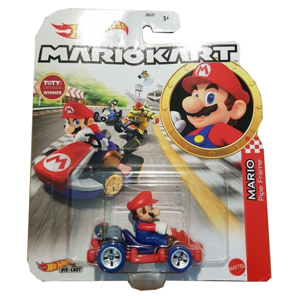 Auto de Juguete Hot Wheels Mario Kart Pipe Frame
