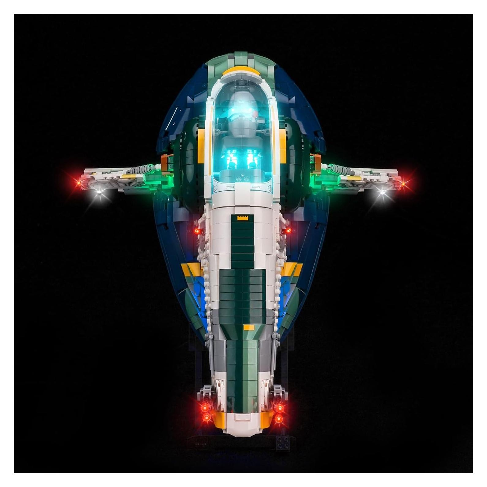 Kit de Luz LED BrickBling para Nave Estelar Jango Fett Lego