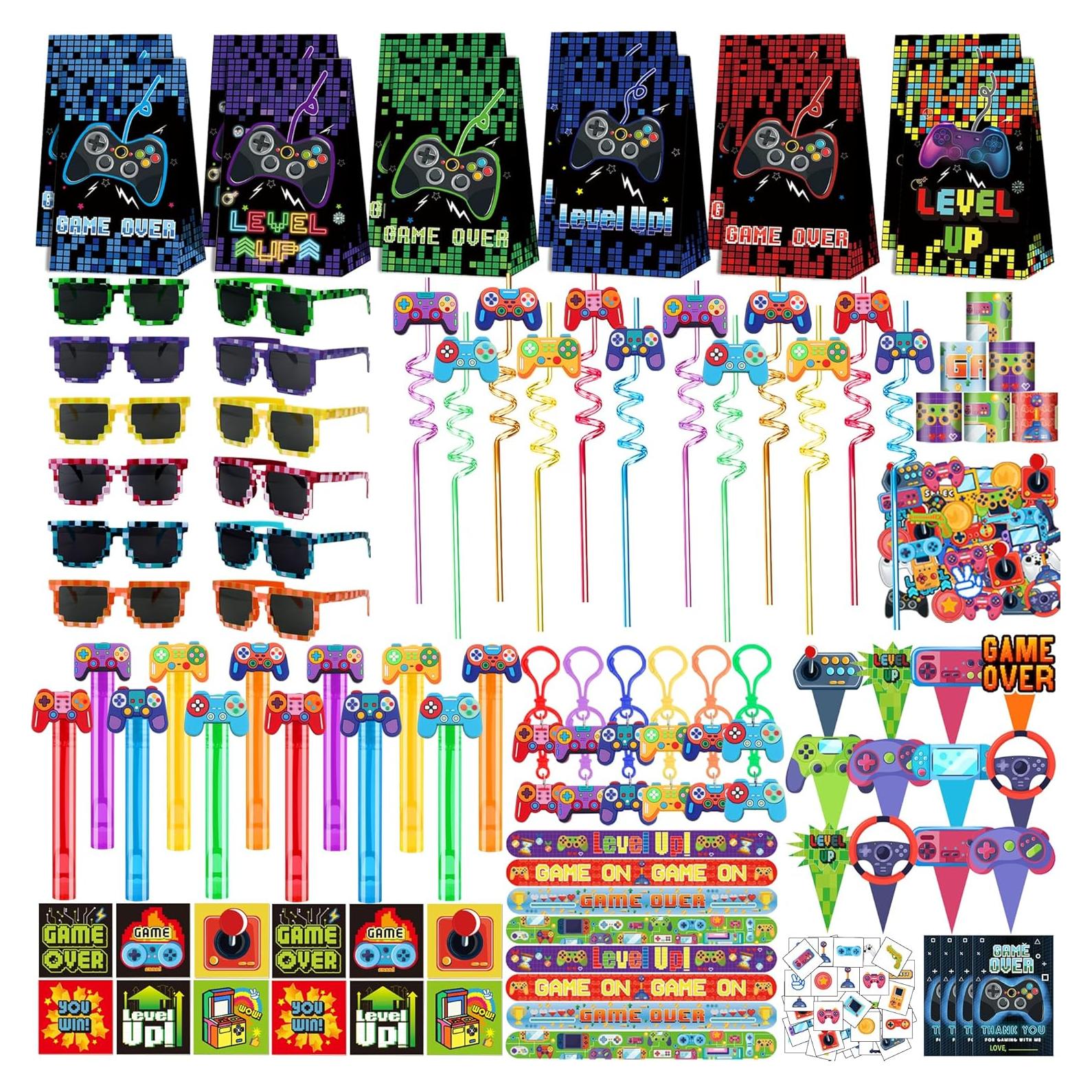 Kit de Fiesta de Videojuegos 320 Piezas PLOUGVI - Decoraciones y Favoritos