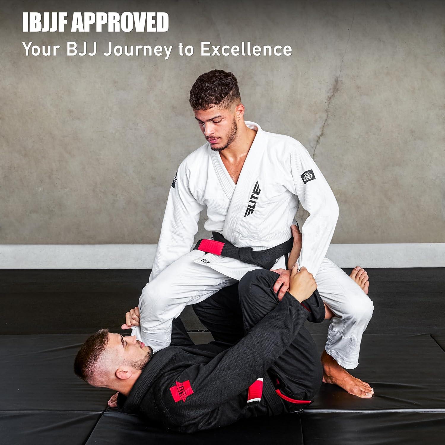 Gi BJJ Elite Sports IBJJF para Hombres Blanco Premium - Talla 3