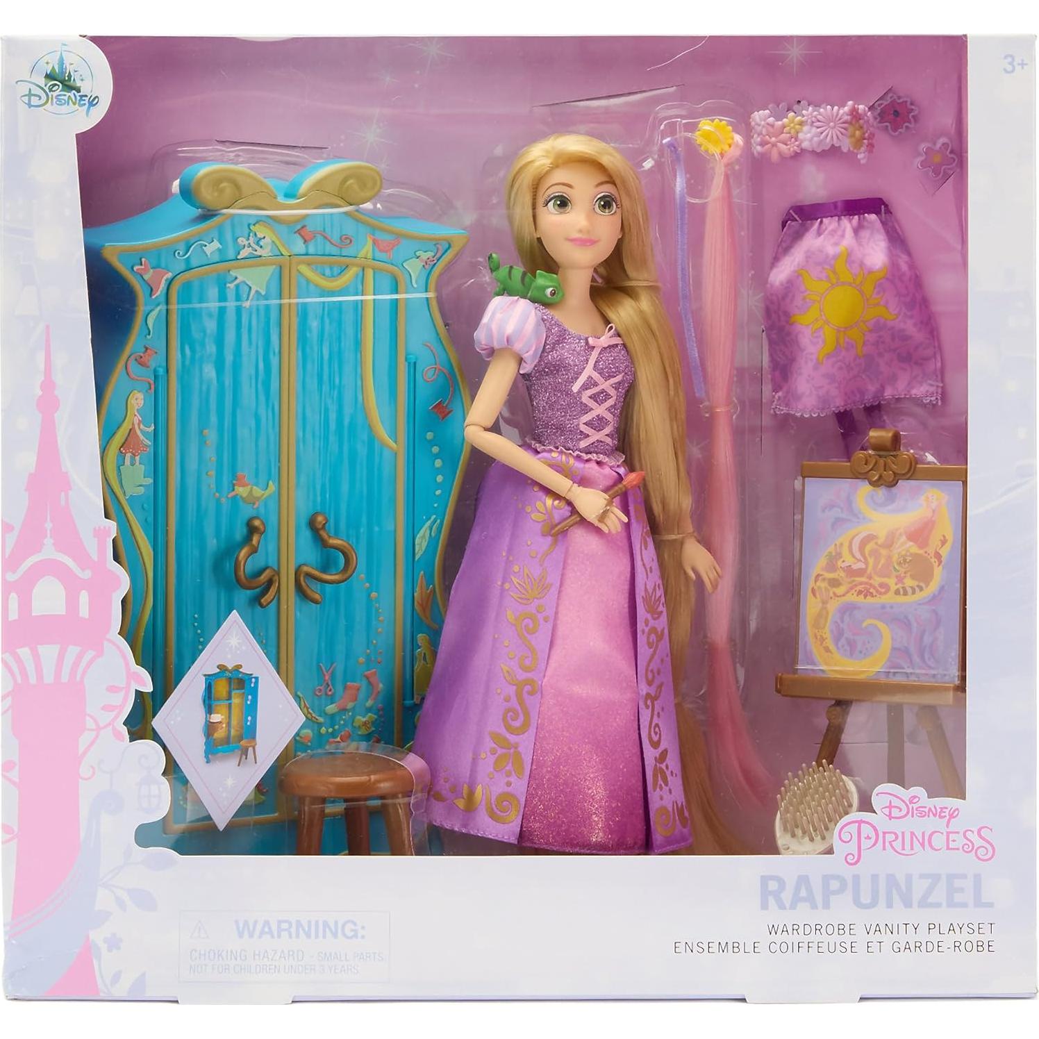 Conjunto de Juego de Tocador Rapunzel Disney - Muñeca y Accesorios