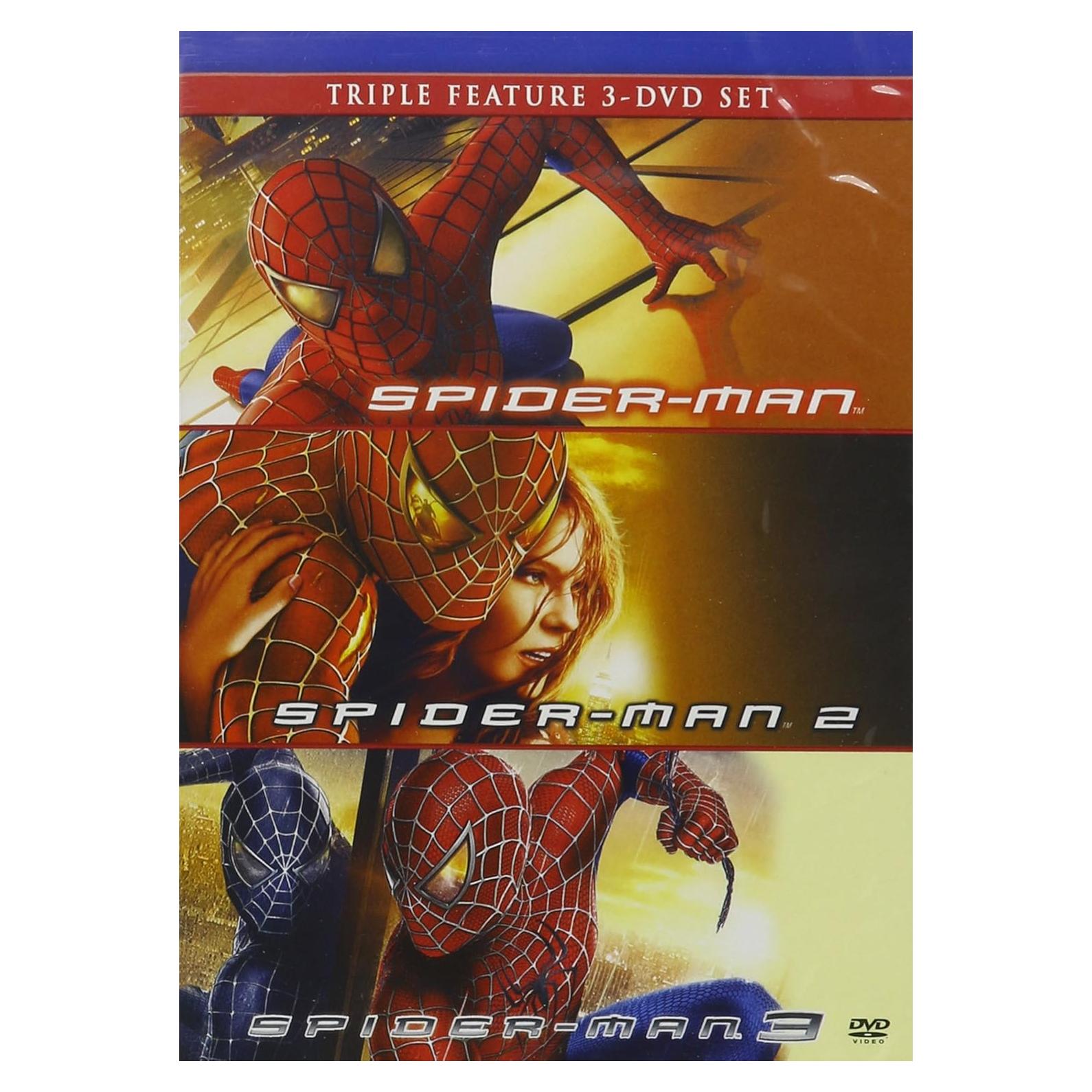 Trilogía Spider-Man DVD - Sam Raimi - 3 Películas - 6h 28m