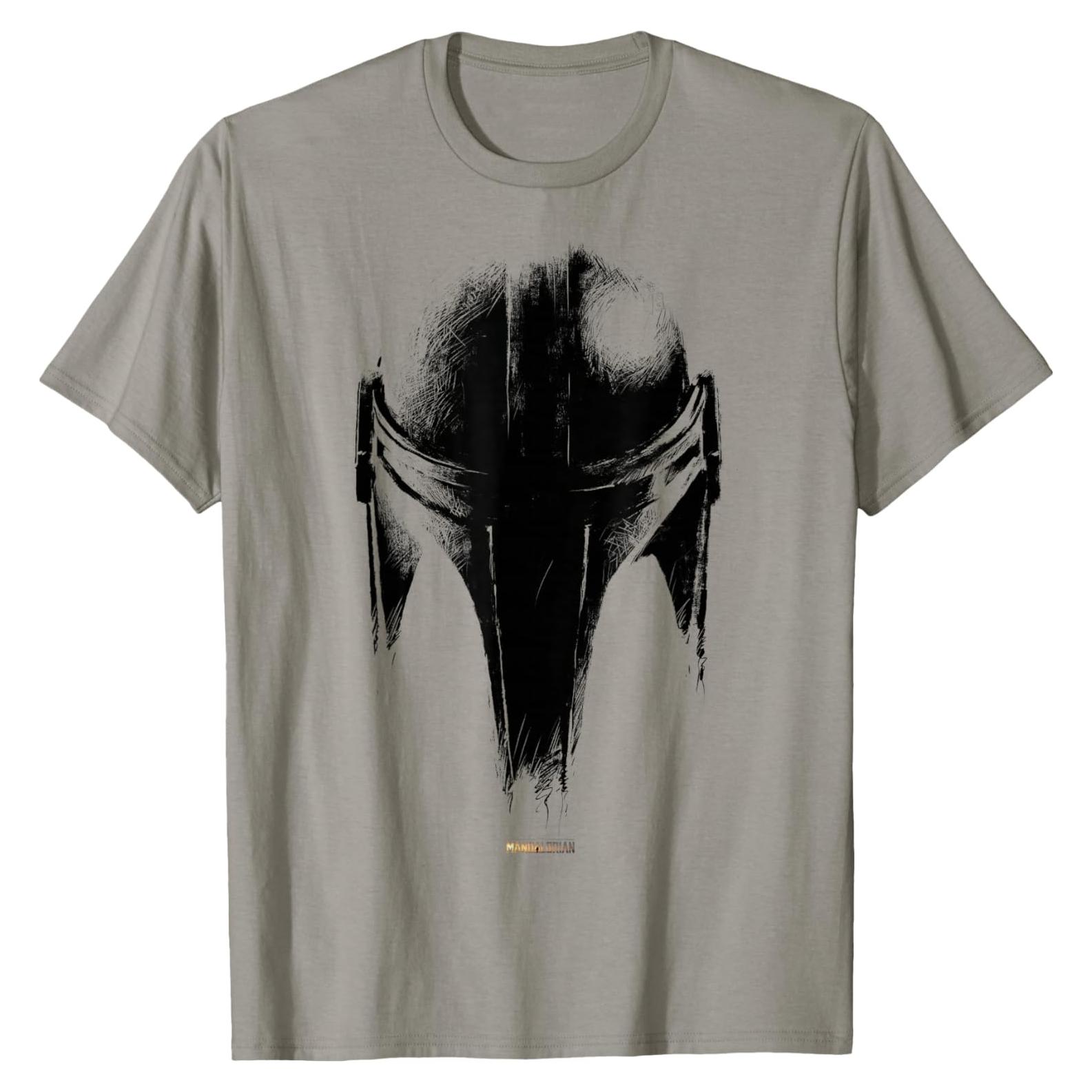 Camiseta unisex niño The Mandalorian Star Wars diseño casco