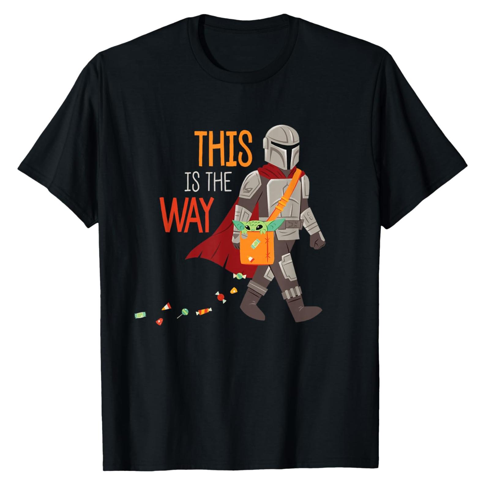 Camiseta Halloween Star Wars El Mandaloriano Grogu Unisex