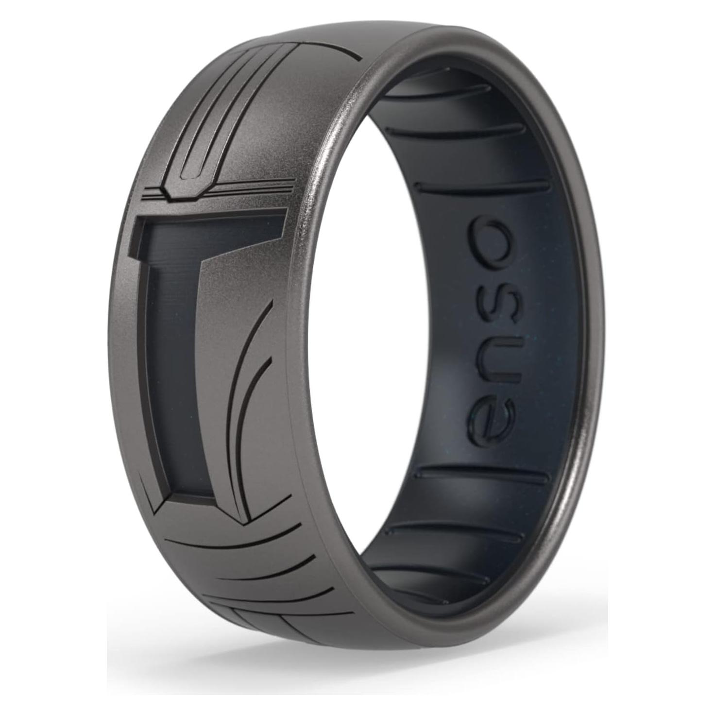 Anillo de Boda de Silicona Enso Mandaloriano Talla 7