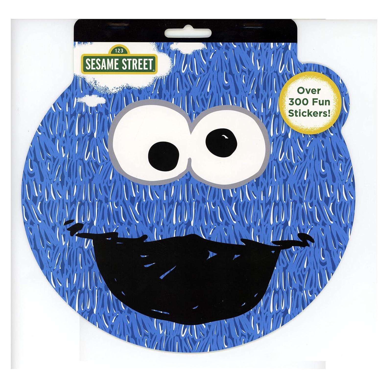 Libro de Pegatinas Plaza Sésamo Monstruo de Galletas 300 Pzs