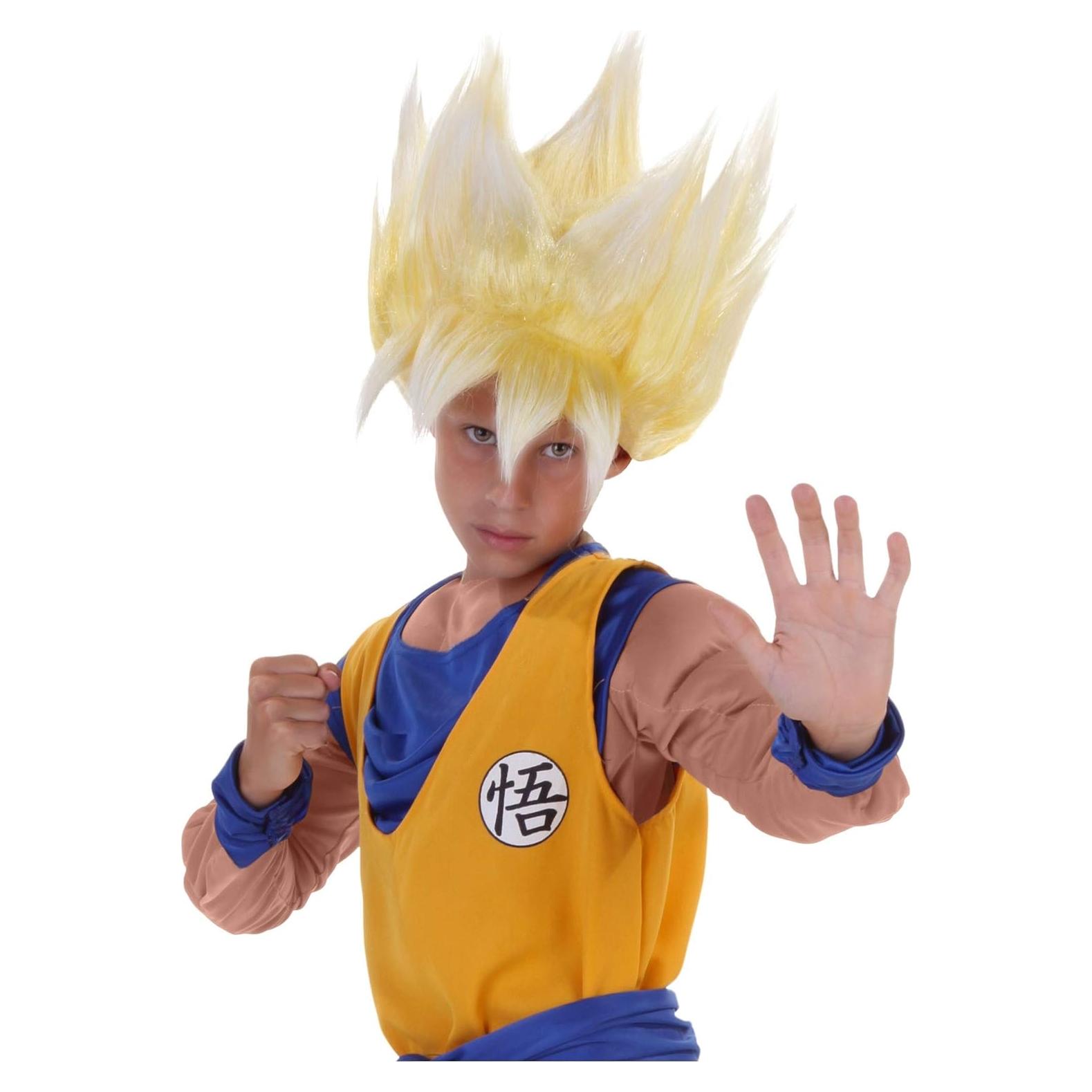 Peluca de Goku Super Saiyan para Niños - Fun Costumes