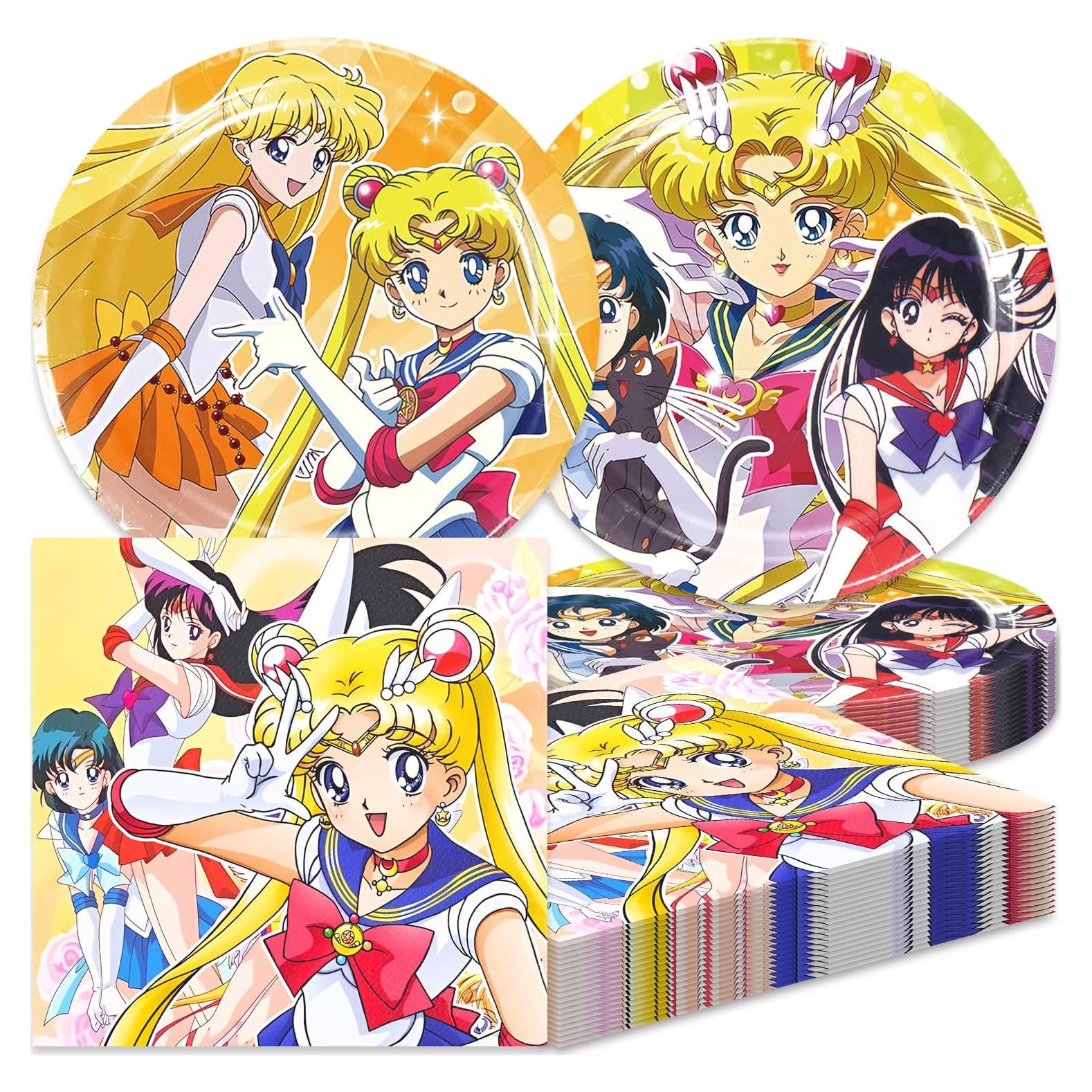 Suministros de Fiesta de Marinero 40 Pcs - Platos y Servilletas