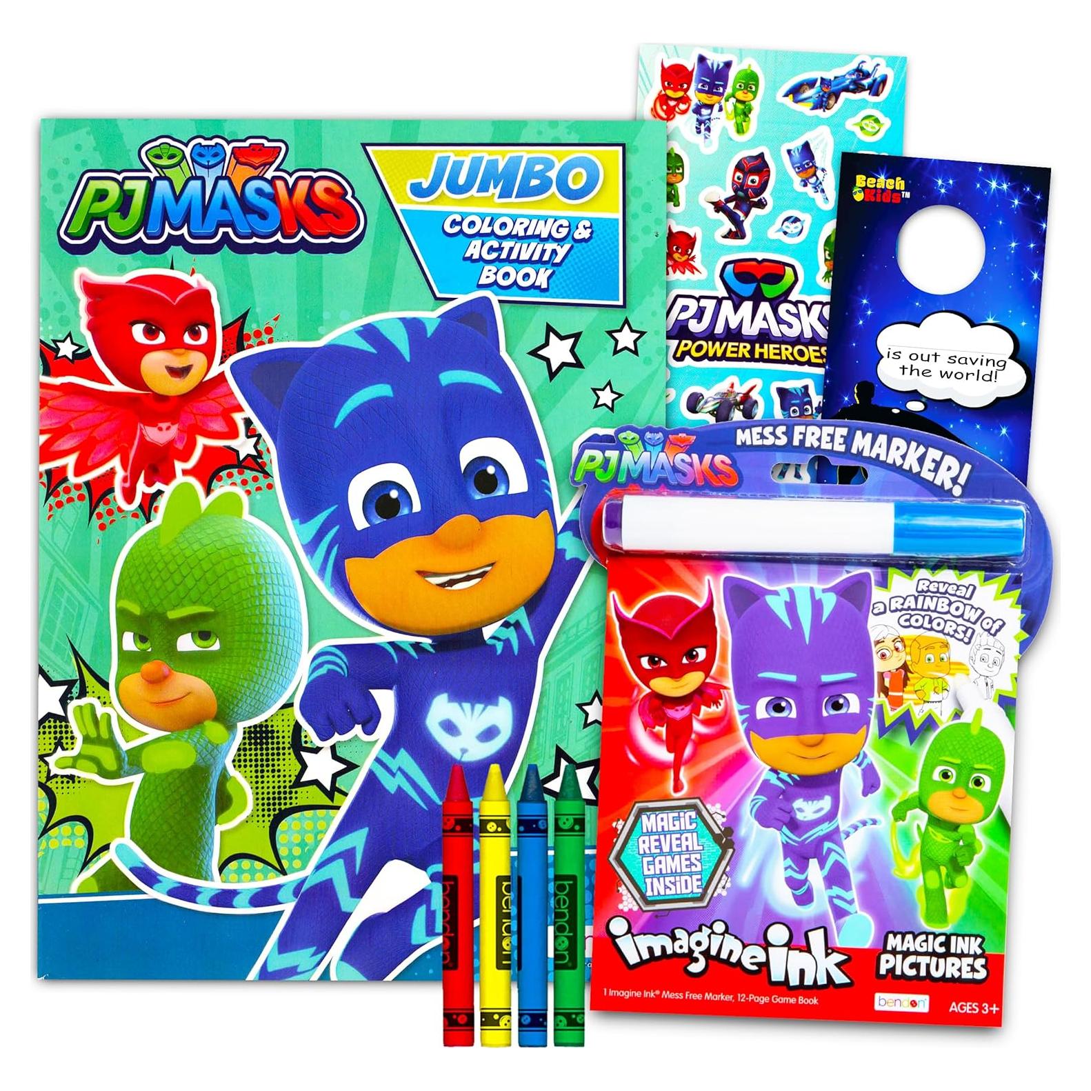 Conjunto de Actividades y Libro para Colorear PJ Masks Disney