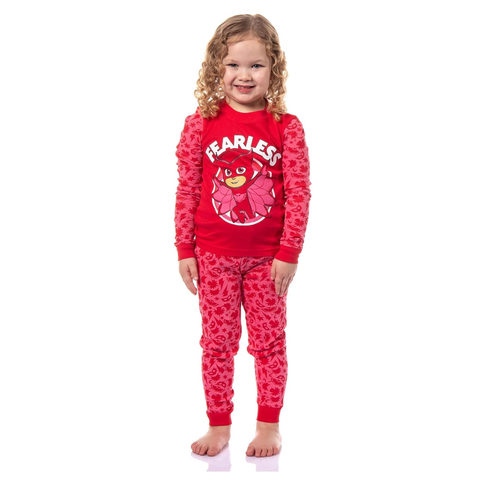 Conjunto de pijama Owlette 2 piezas para niñas 3T PJ Masks