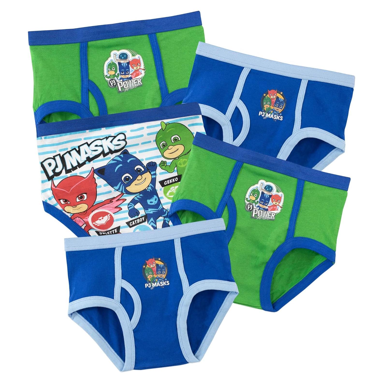 Ropa Interior Niños PJ Masks 5 Piezas Catboy Gekko Owlette
