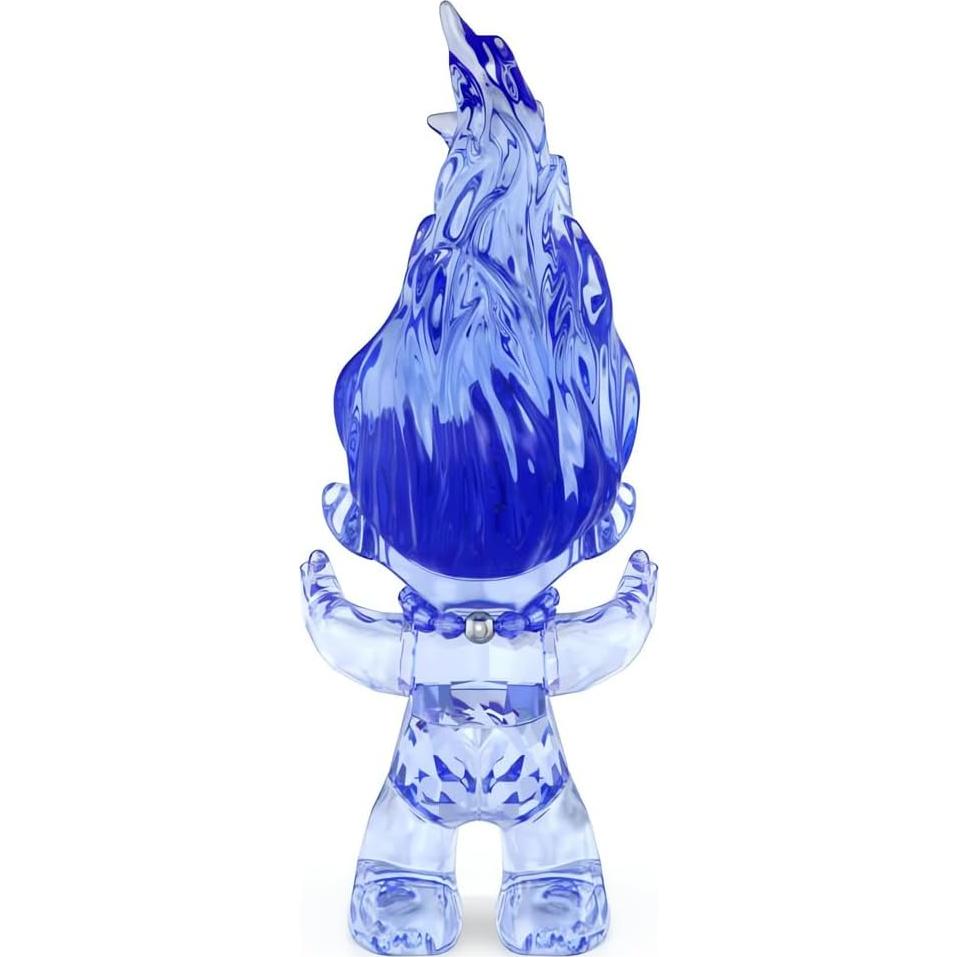 Figurita Troll de Buena Suerte Swarovski Azul 9.2cm