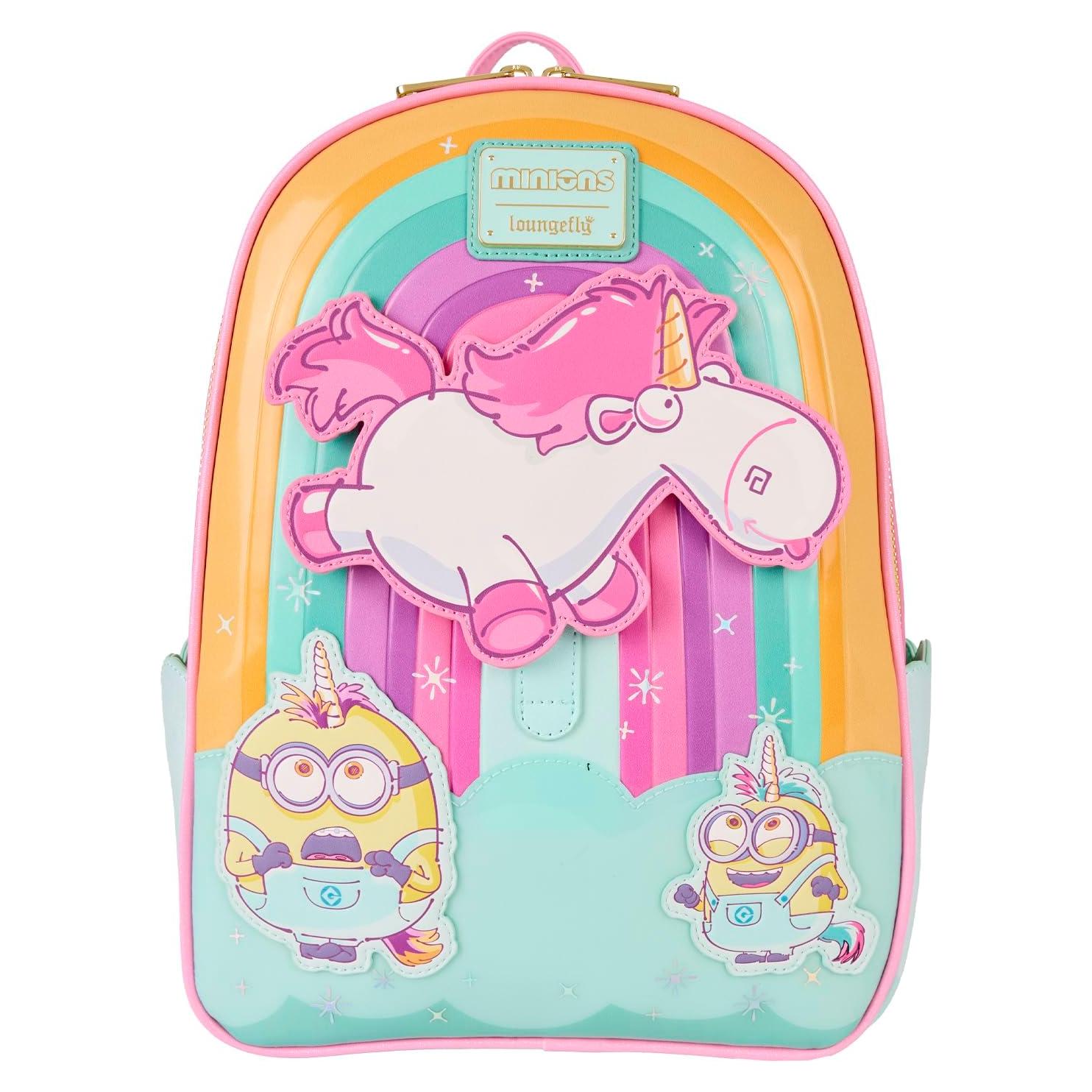 Mochila Mini Loungefly Unicornio Minions 22.86x30.48cm