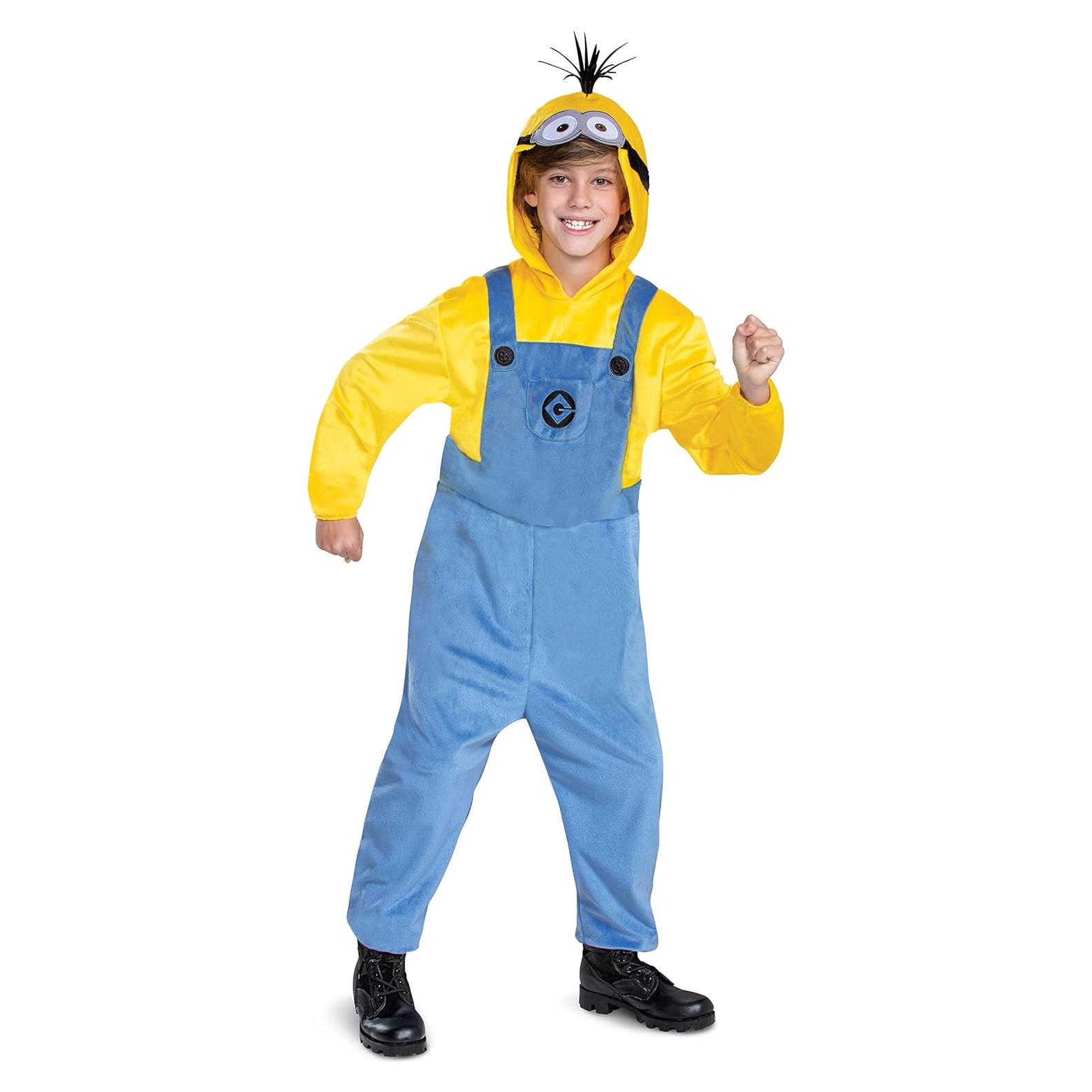 Disfraz de Kevin Minion para Niños - Mono con Capucha Suave