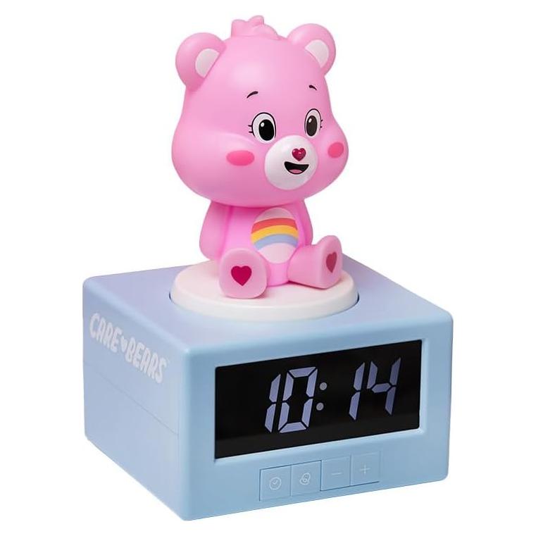 Reloj Despertador Digital Paladone Cheer Bear Rosa con Luz