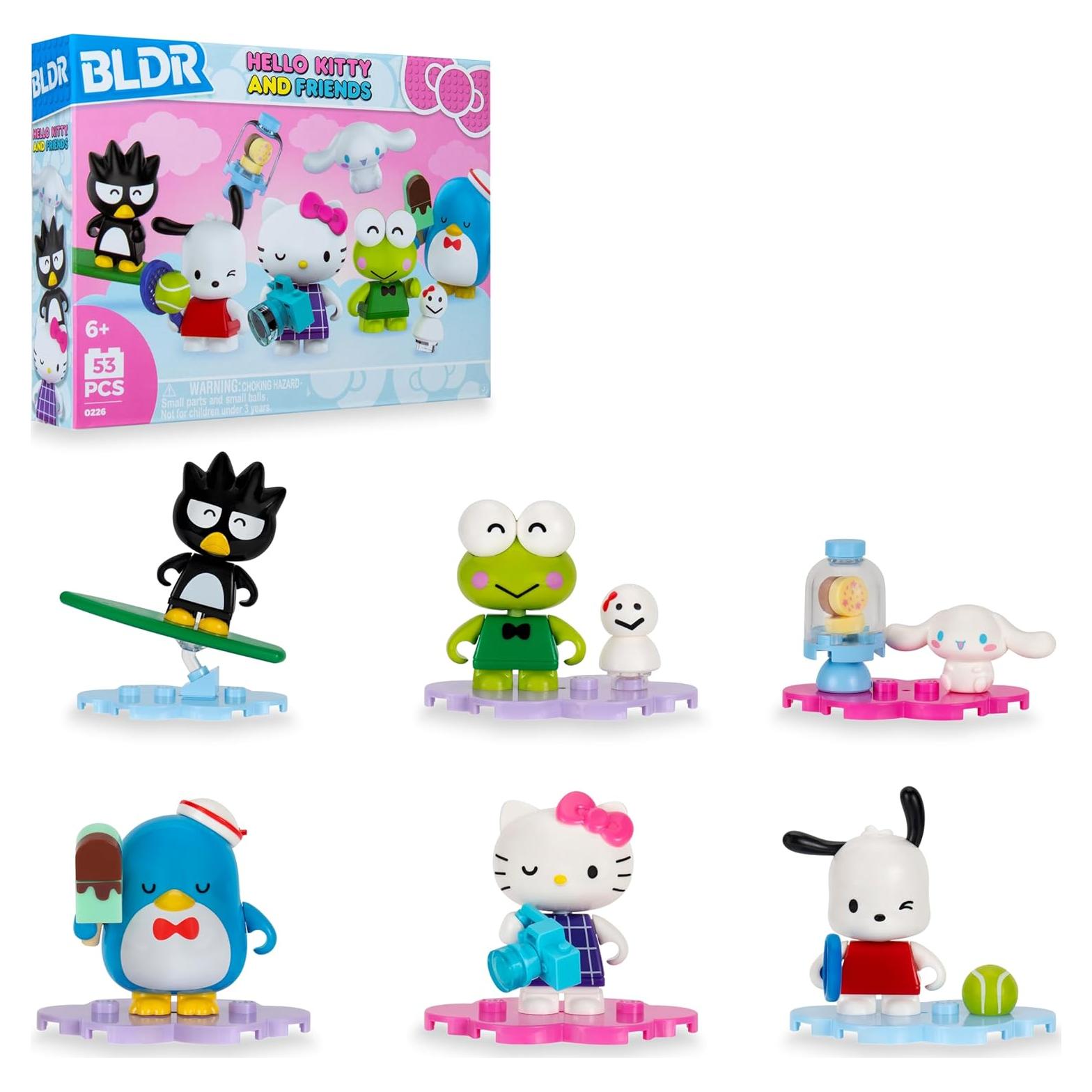 Minifiguras Hello Kitty y Amigos BLDR - Paquete de 6