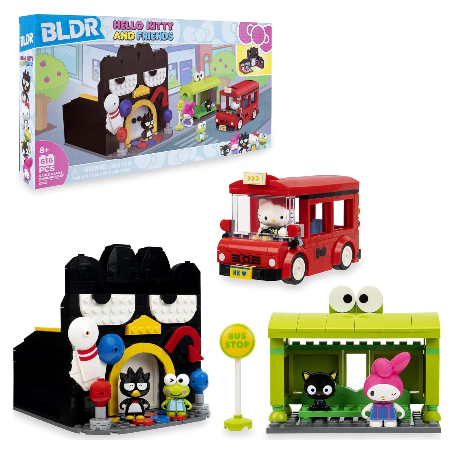 Set de Construcción Bolera Badtz-Maru Hello Kitty 616 Piezas
