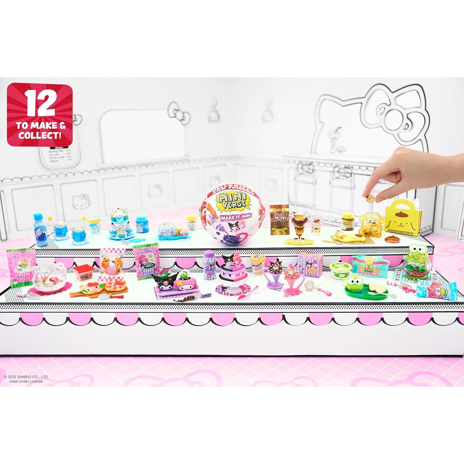 MGA Hazlo Mini Hola Kitty y Amigos - Paquete de 6 Sorpresas