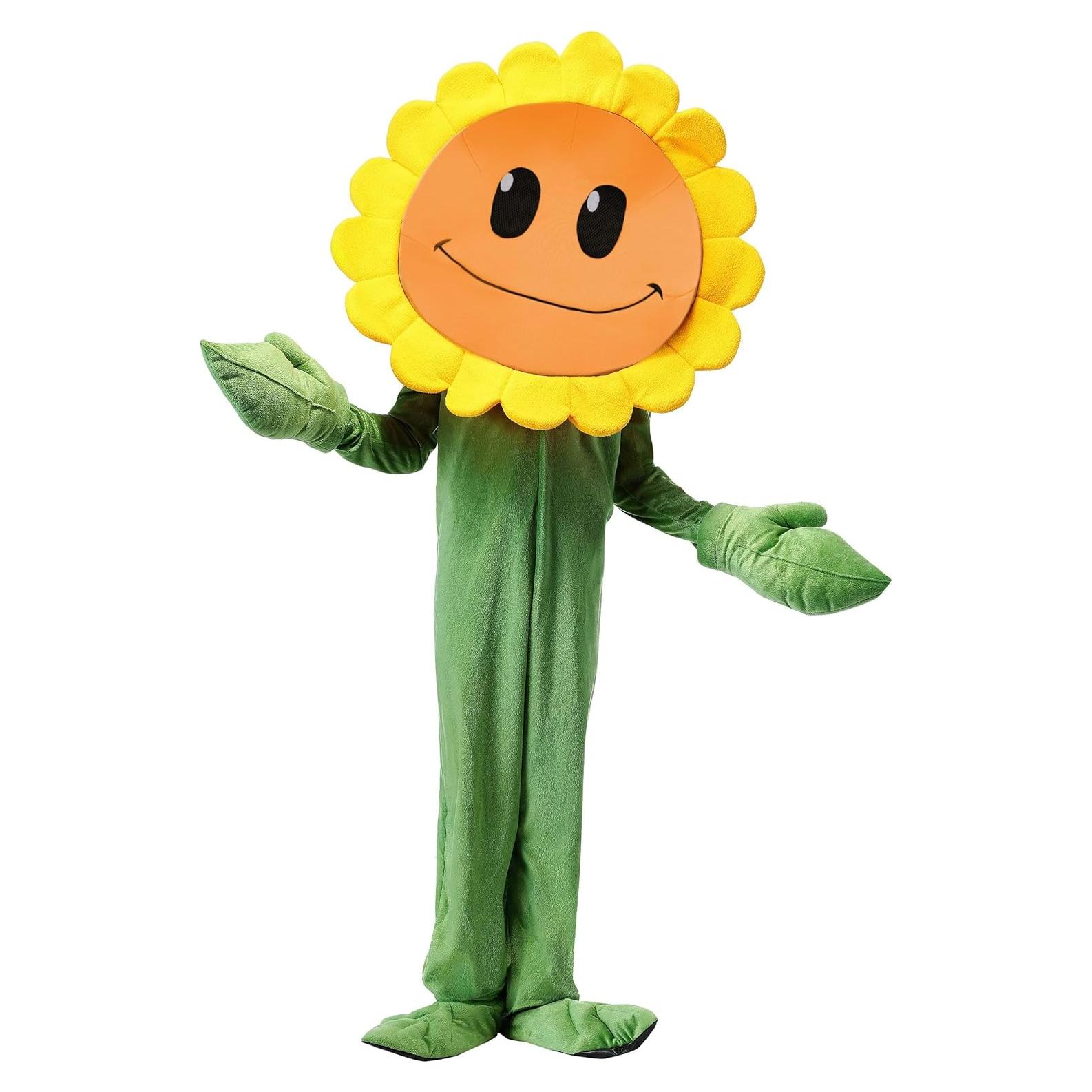 Disfraz Girasol Plants Vs Zombies Niños - Mono Verde XL