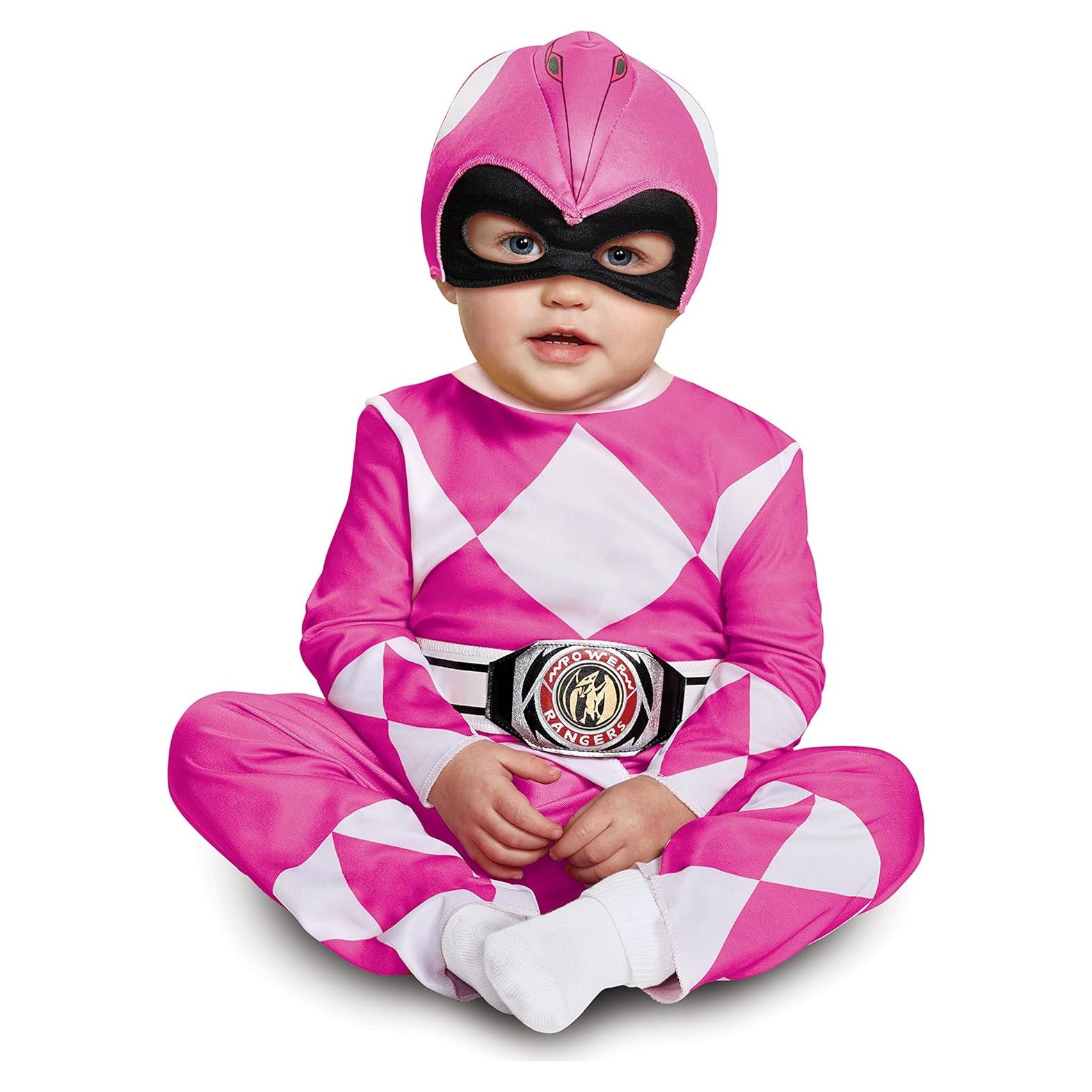 Disfraz de Ranger Rosa para Bebé 12-18 meses - Licencia Oficial