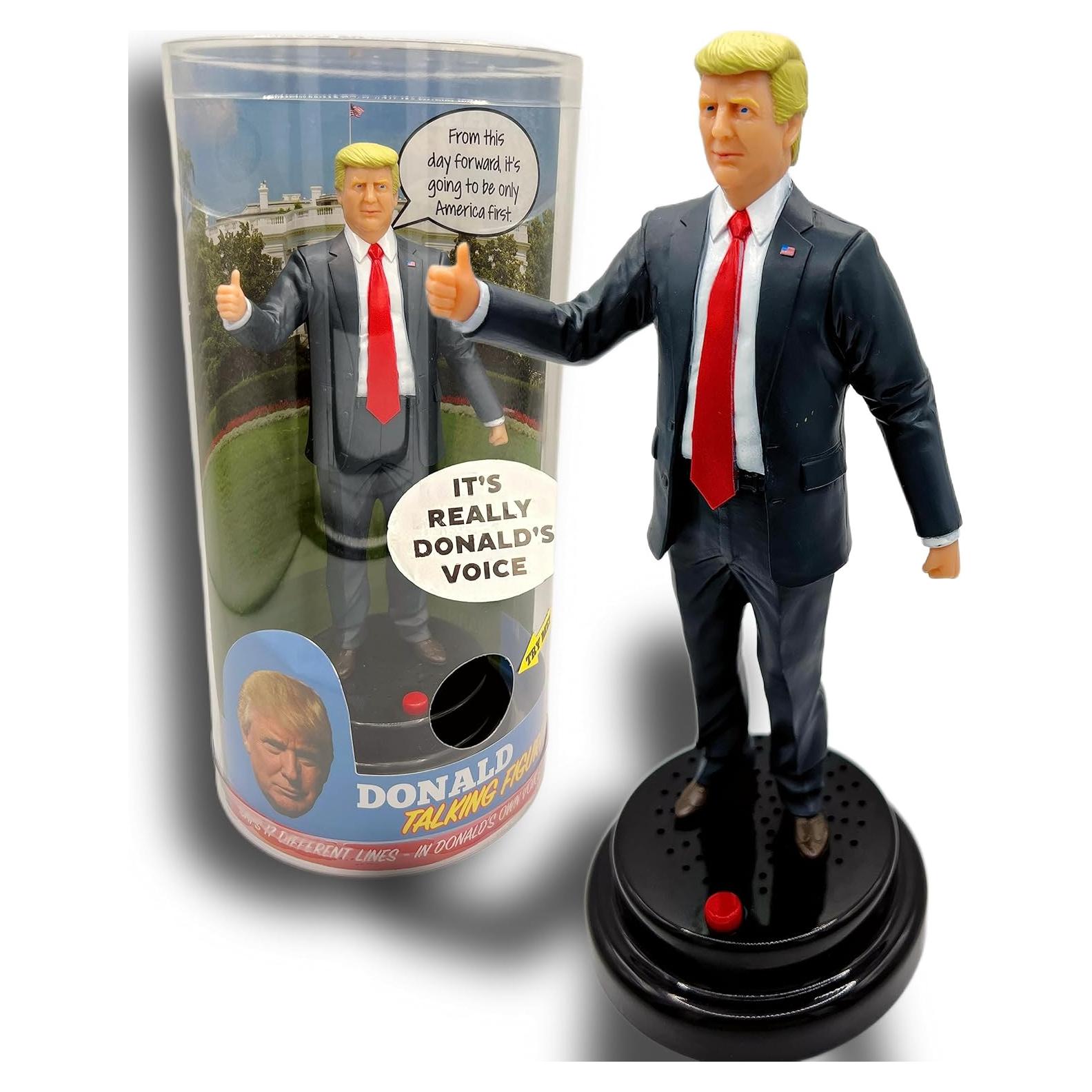 Figura de Donald Trump que Habla - Muñeco Coleccionable 17.78 cm