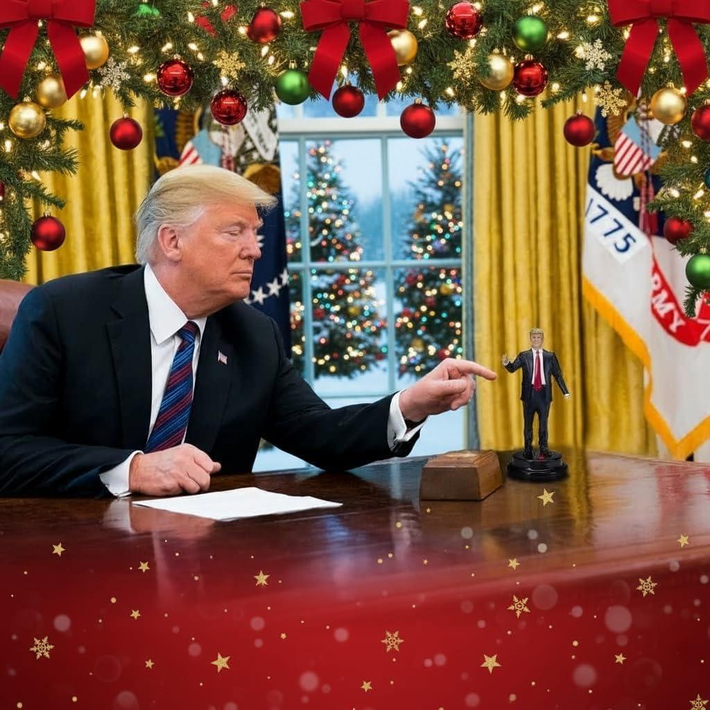 Figura de Donald Trump que Habla - Muñeco Coleccionable 17.78 cm