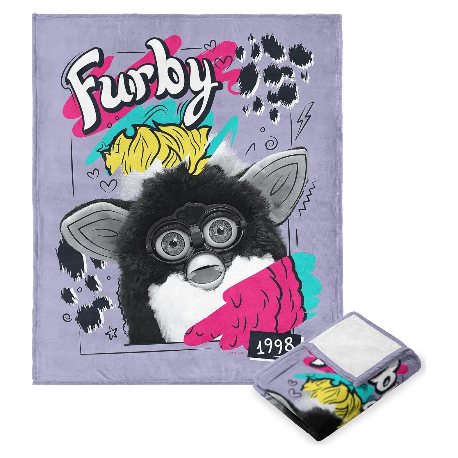 Manta de Toque de Seda Northwest Furby 1998 101.6x127 cm