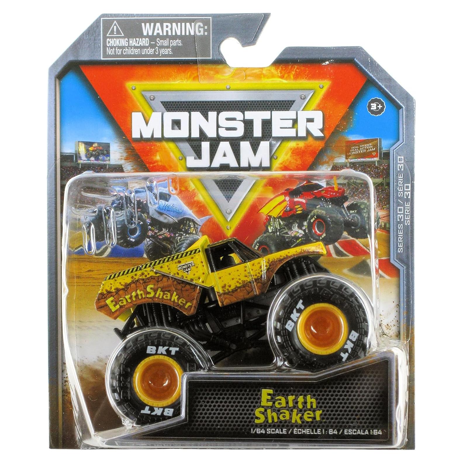 Camión Monstruo Diecast 1:64 Monster Jam Spin Master Earth Shaker