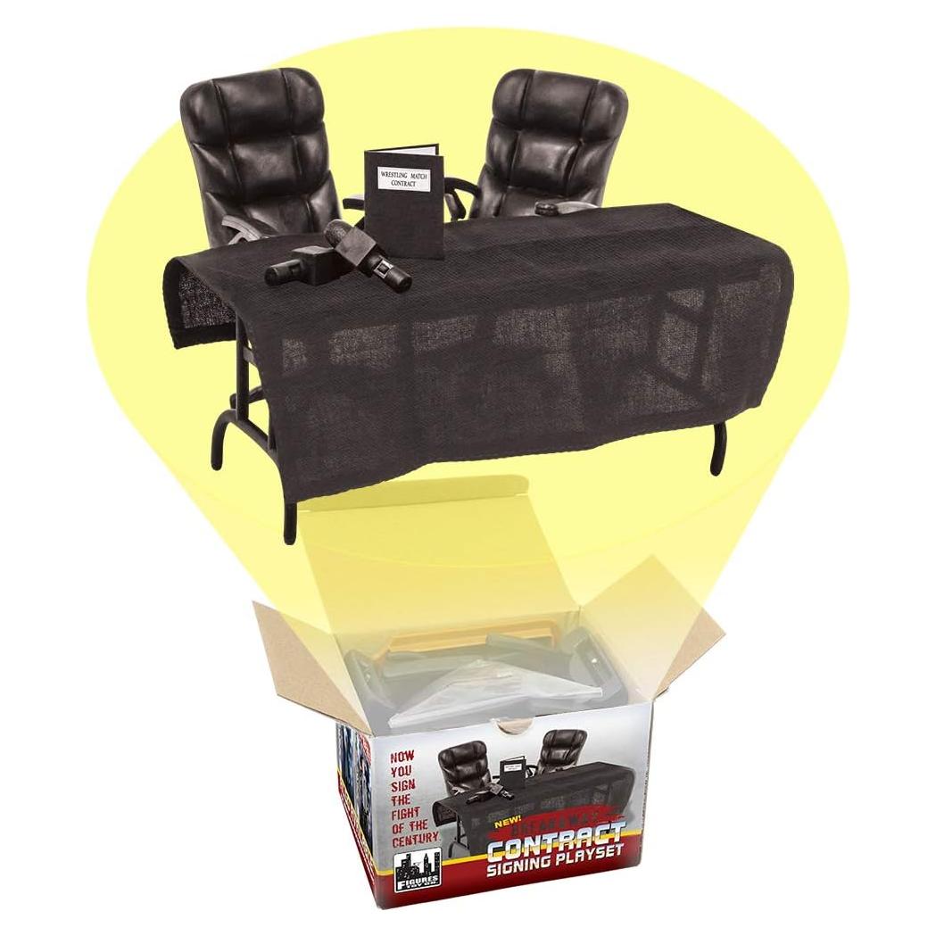 Juego de Firma de Contrato Roto para Figuras de Lucha Libre