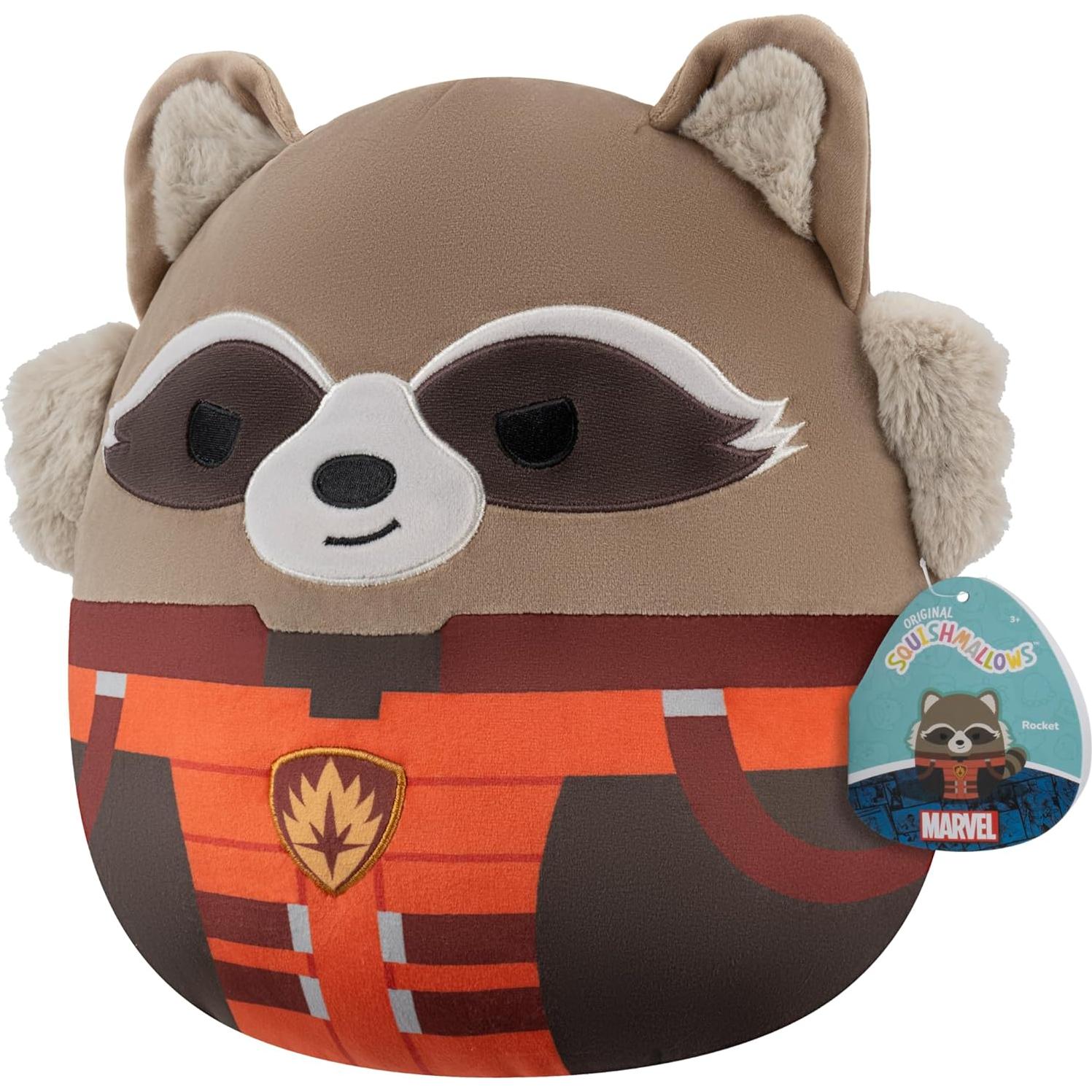 Peluche Squishmallows Rocket Marvel 30cm Original