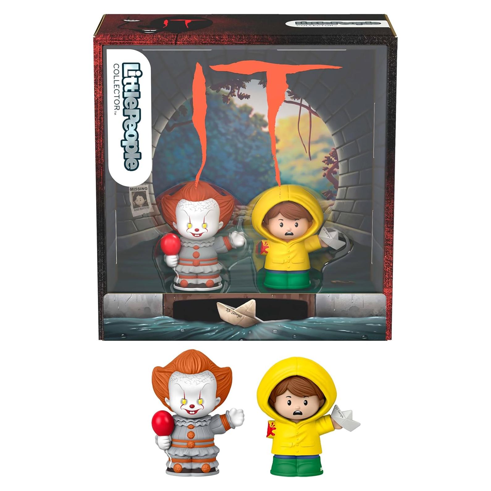 Conjunto Little People Collector IT Fisher-Price - Pennywise y Georgie