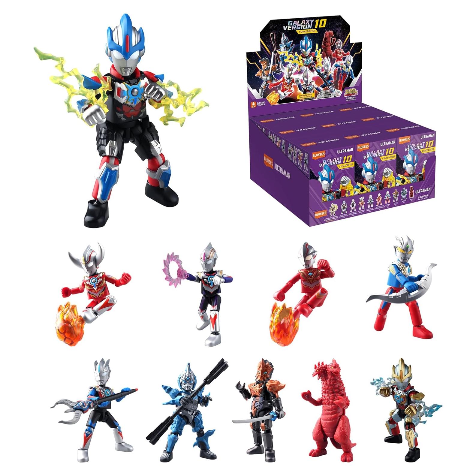 Figuras Construibles Ultraman Blokees 9pc Edición Limitada