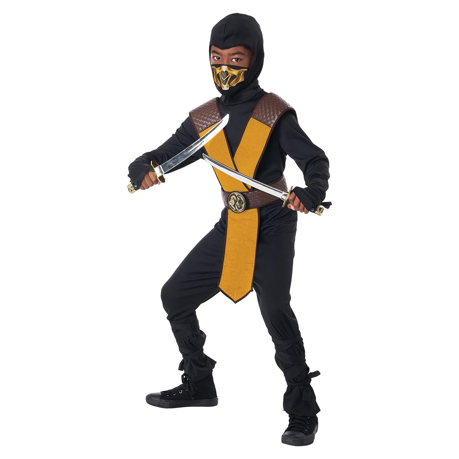Disfraz Dragón Ninja Amarillo California Costumes Niño Grande