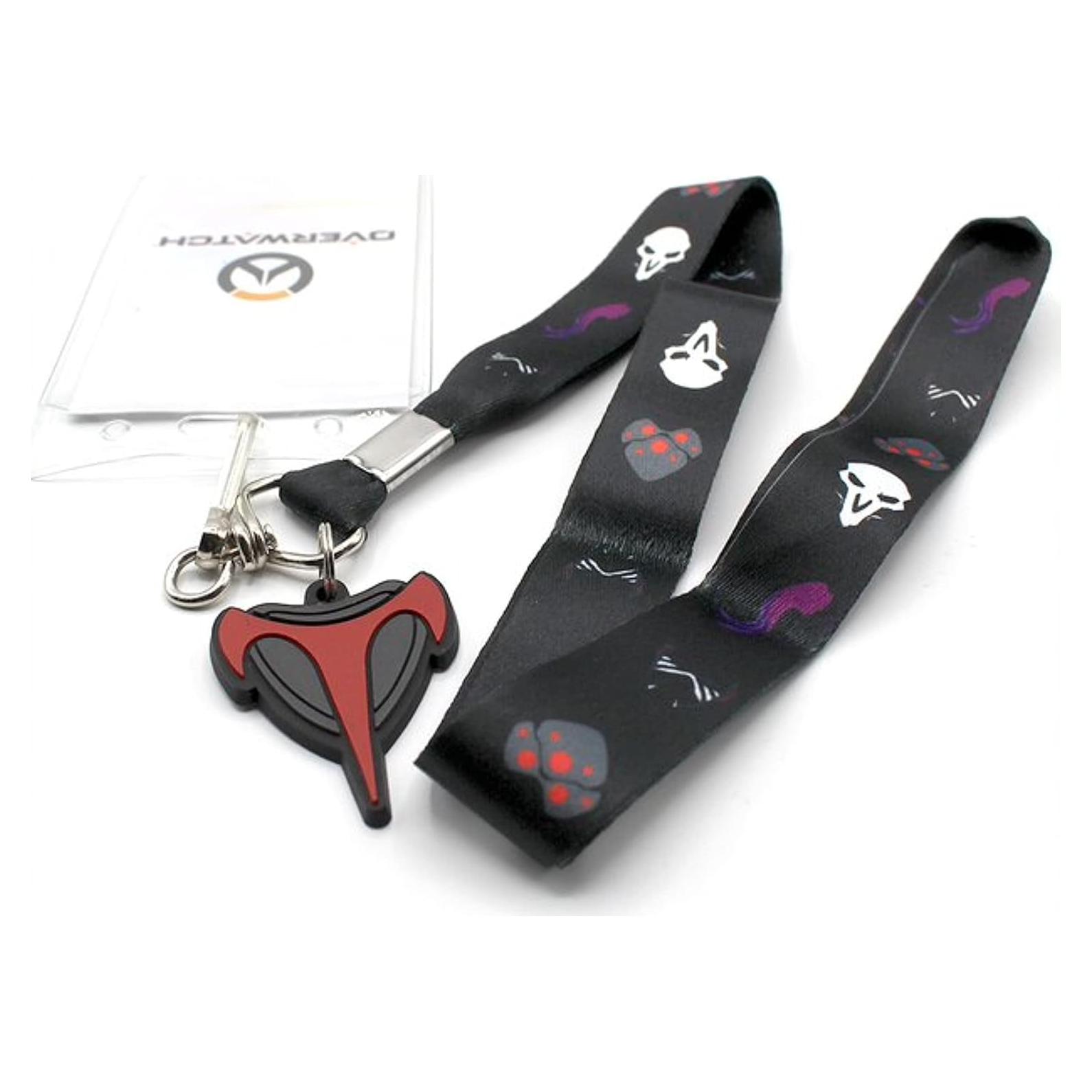 Lanyard Oficial Overwatch Surreal con Charm Talon y Reaper