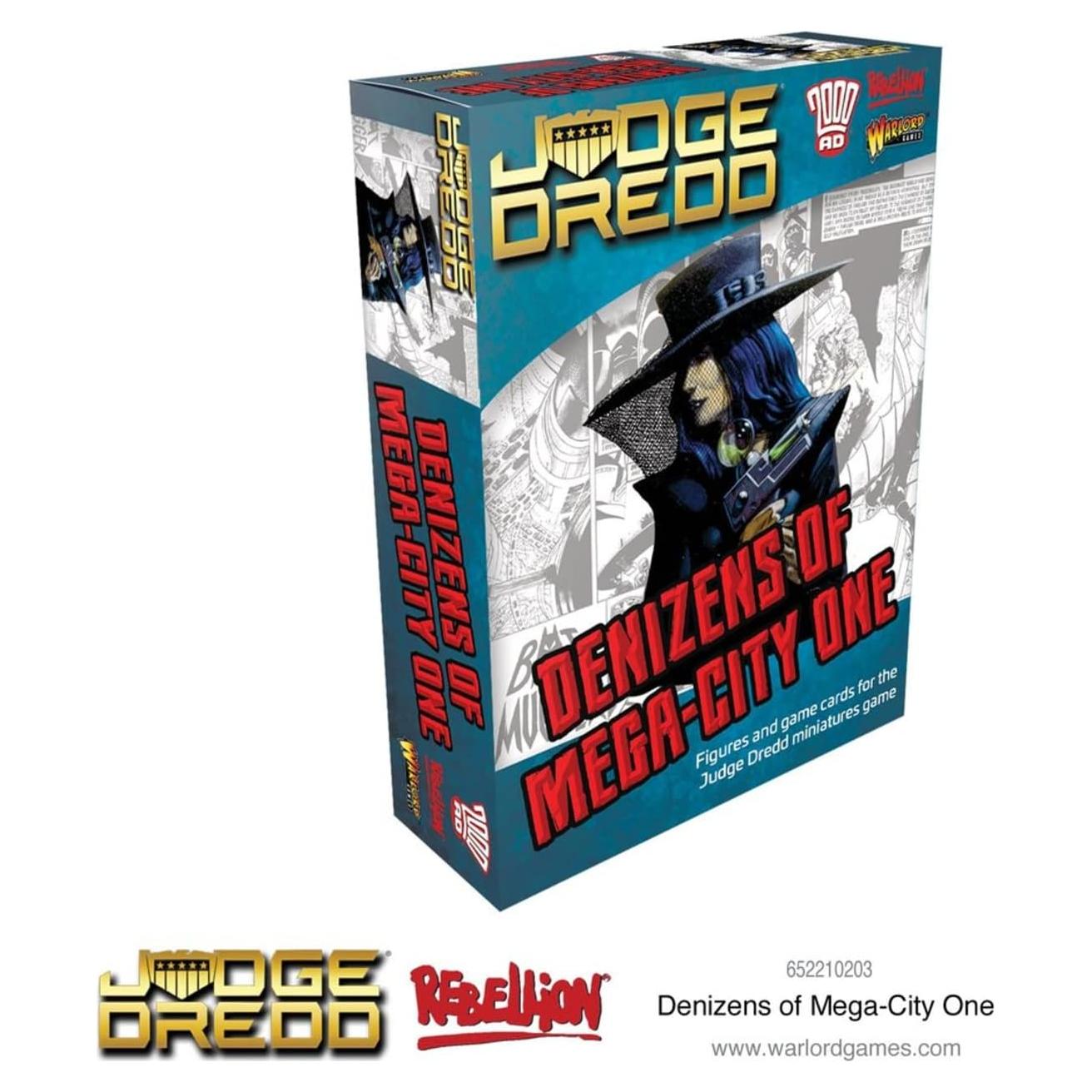 Juego de Miniaturas Juez Dredd Warlord - Mega Ciudad Uno